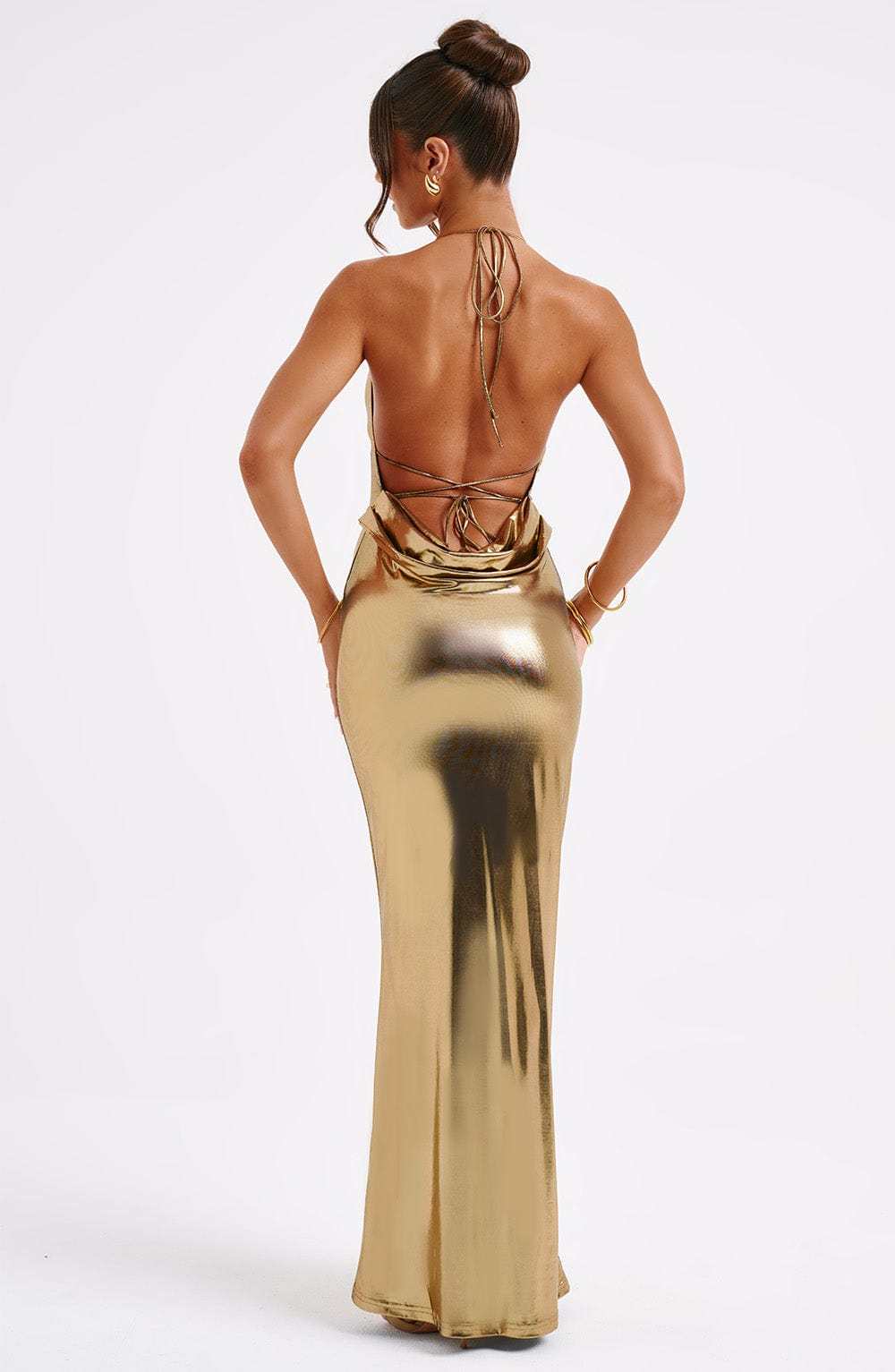 Talisa Maxi Dress - Gold-My Top Dress.All Rights Reserved