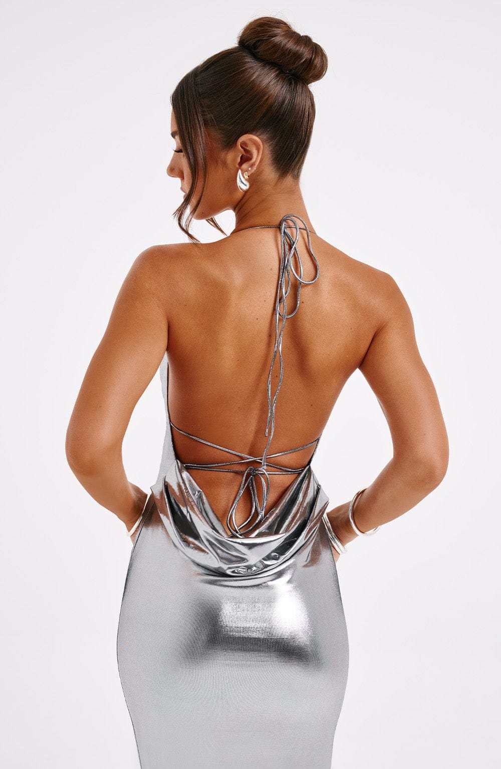Talisa Maxi Dress - Gunmetal-My Top Dress.All Rights Reserved