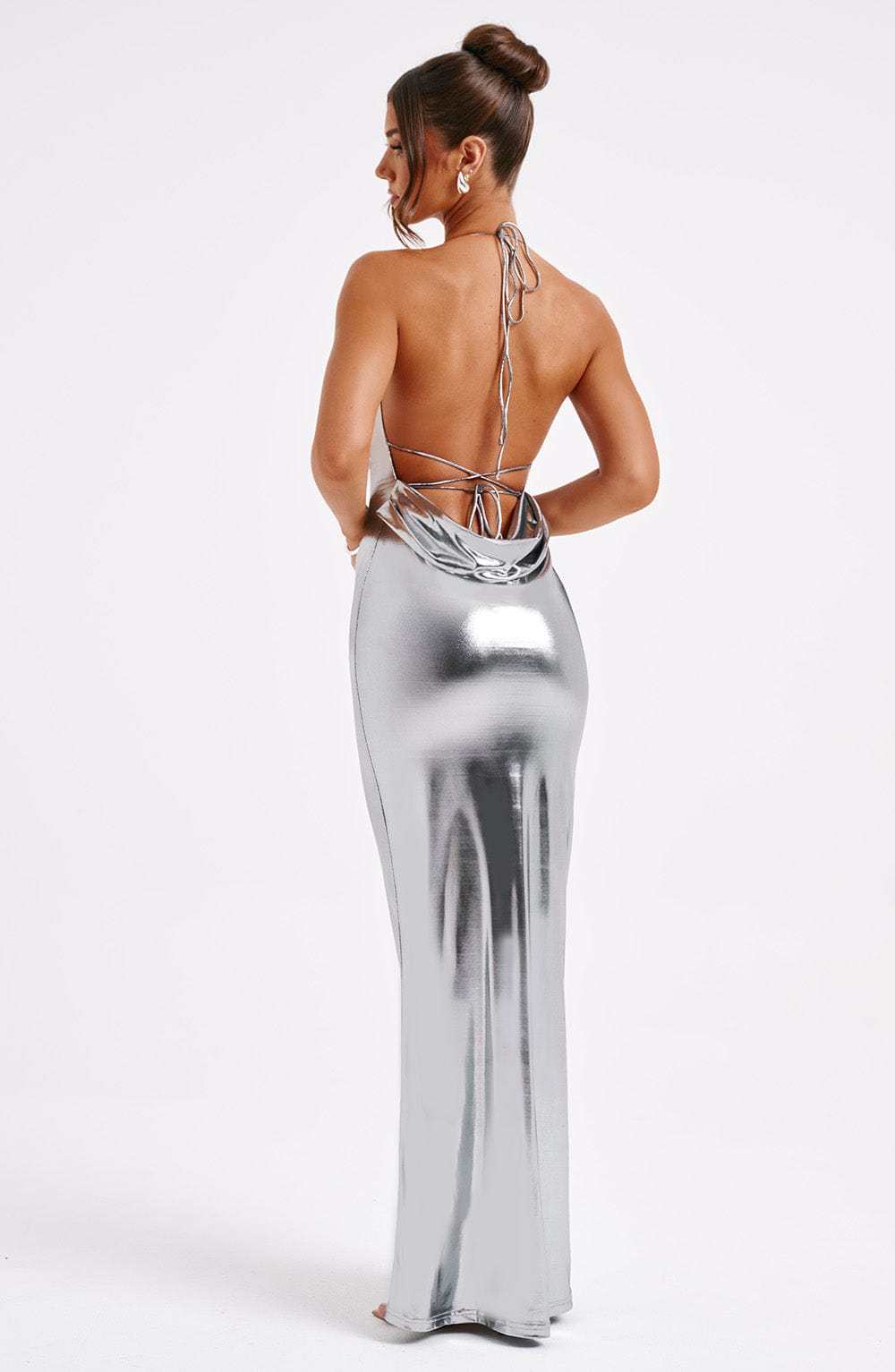 Talisa Maxi Dress - Gunmetal-My Top Dress.All Rights Reserved