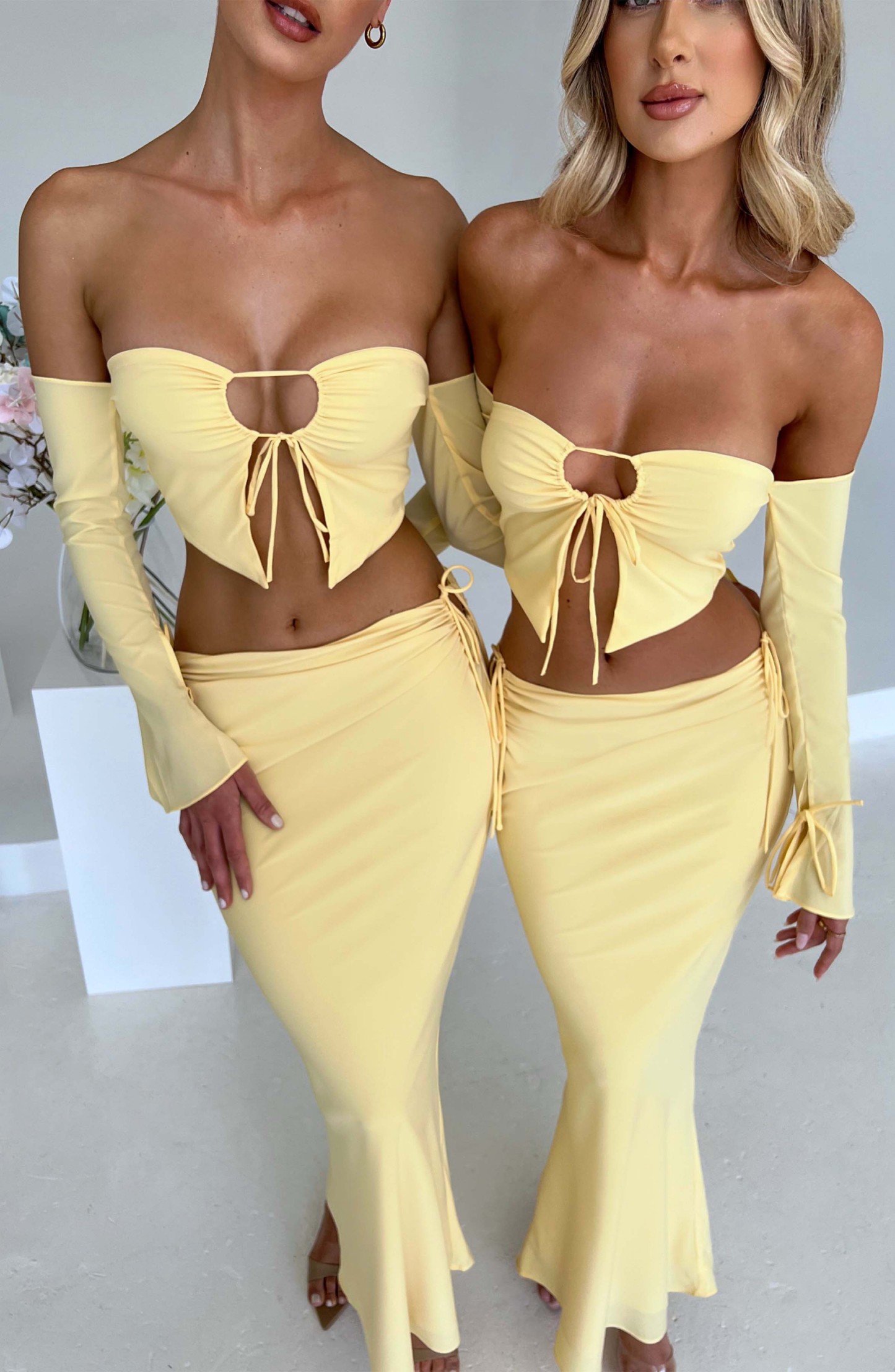 Tana Maxi Skirt - Lemon-My Top Dress.All Rights Reserved