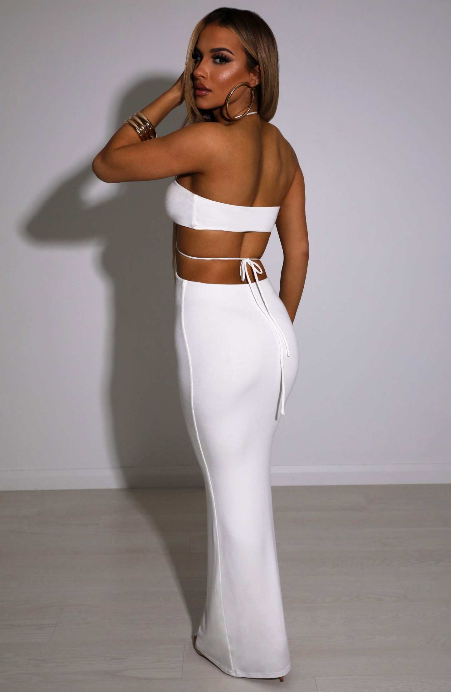 Tasha Maxi Dress - White-My Top Dress.All Rights Reserved