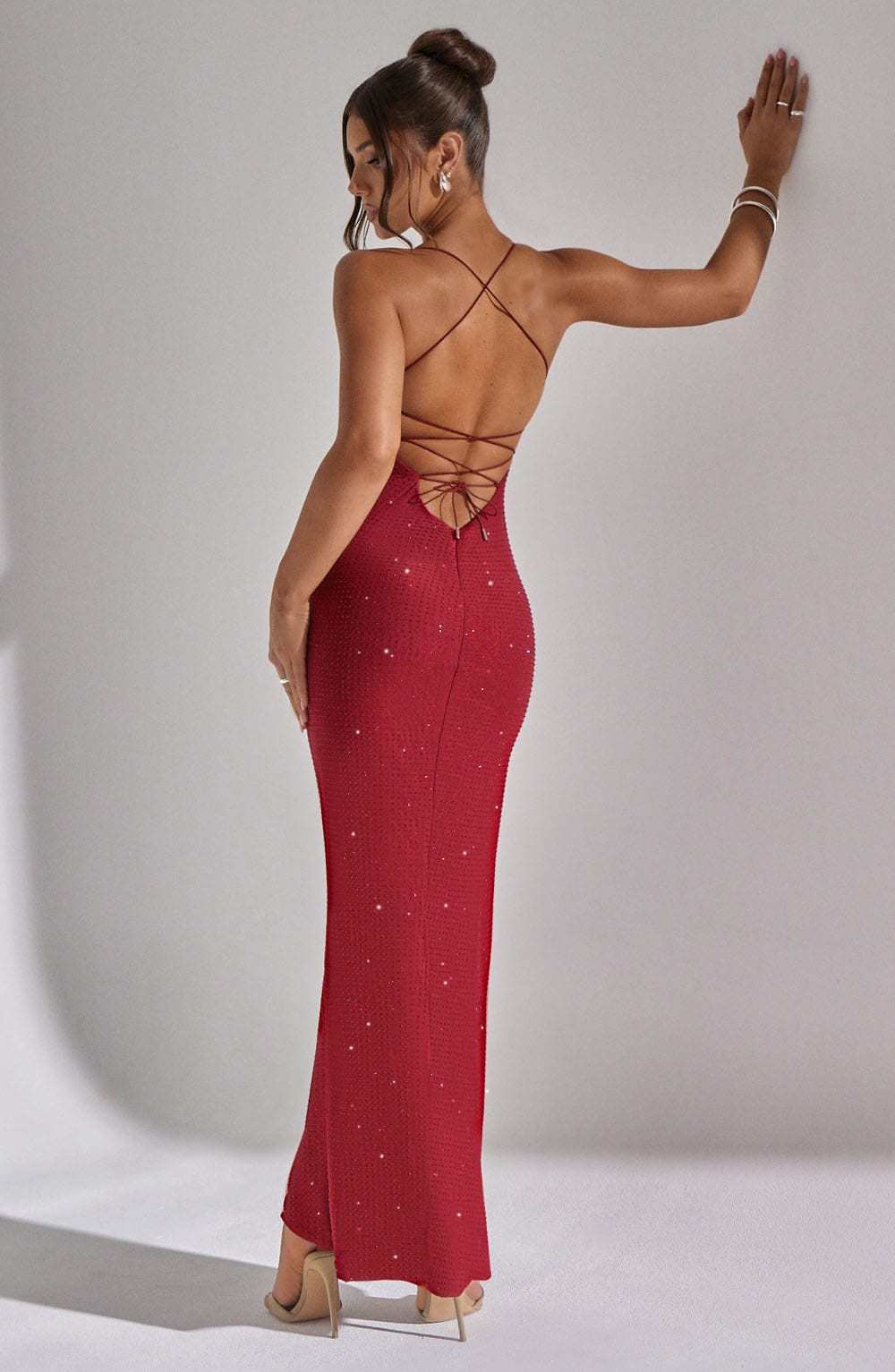 Tatum Maxi Dress - Red-My Top Dress.All Rights Reserved
