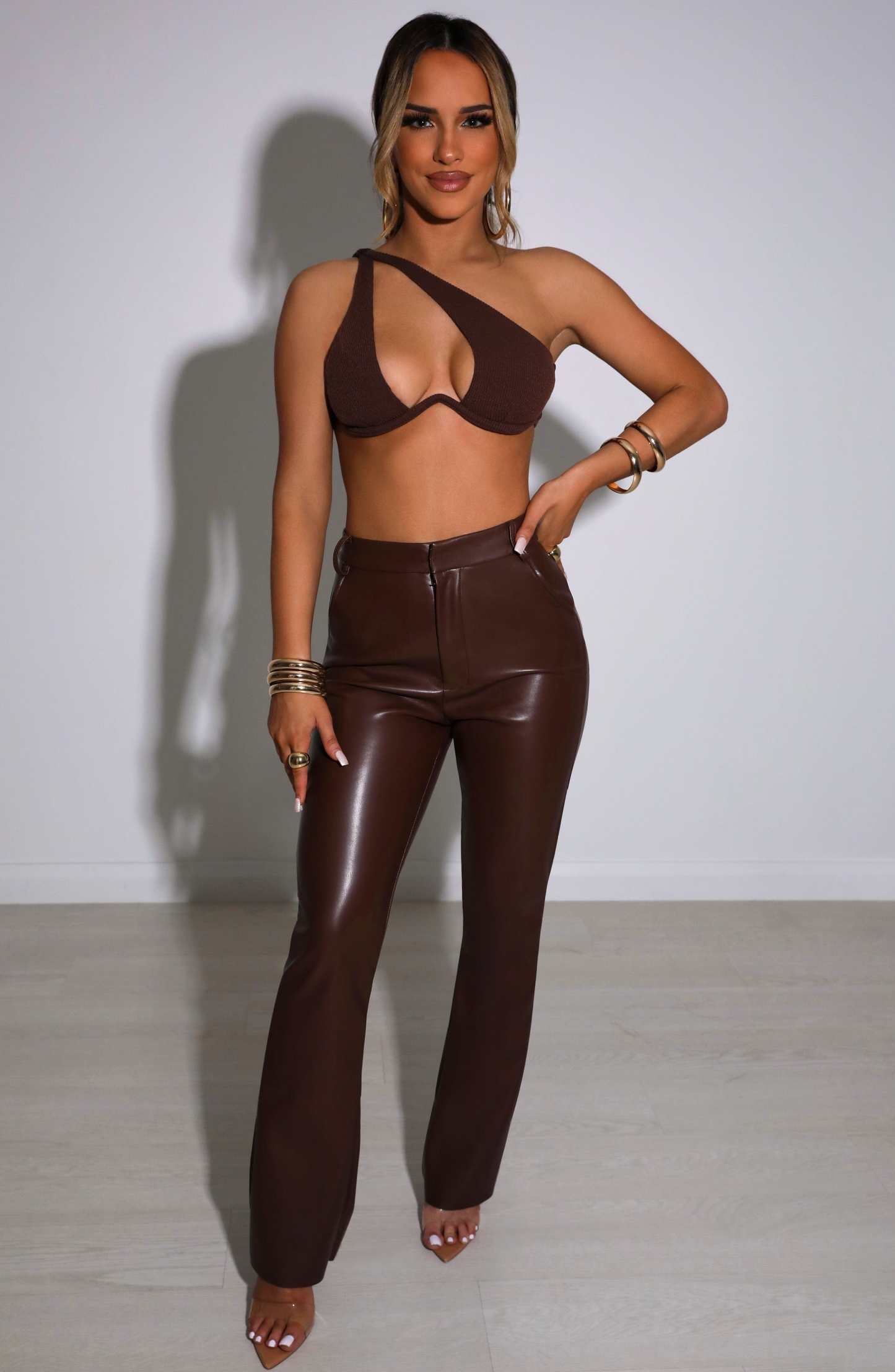 Tavianna Pants - Chocolate-My Top Dress.All Rights Reserved
