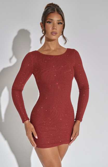 Tennesse Mini Dress - Red-My Top Dress.All Rights Reserved