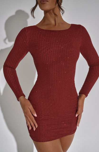 Tennesse Mini Dress - Red-My Top Dress.All Rights Reserved