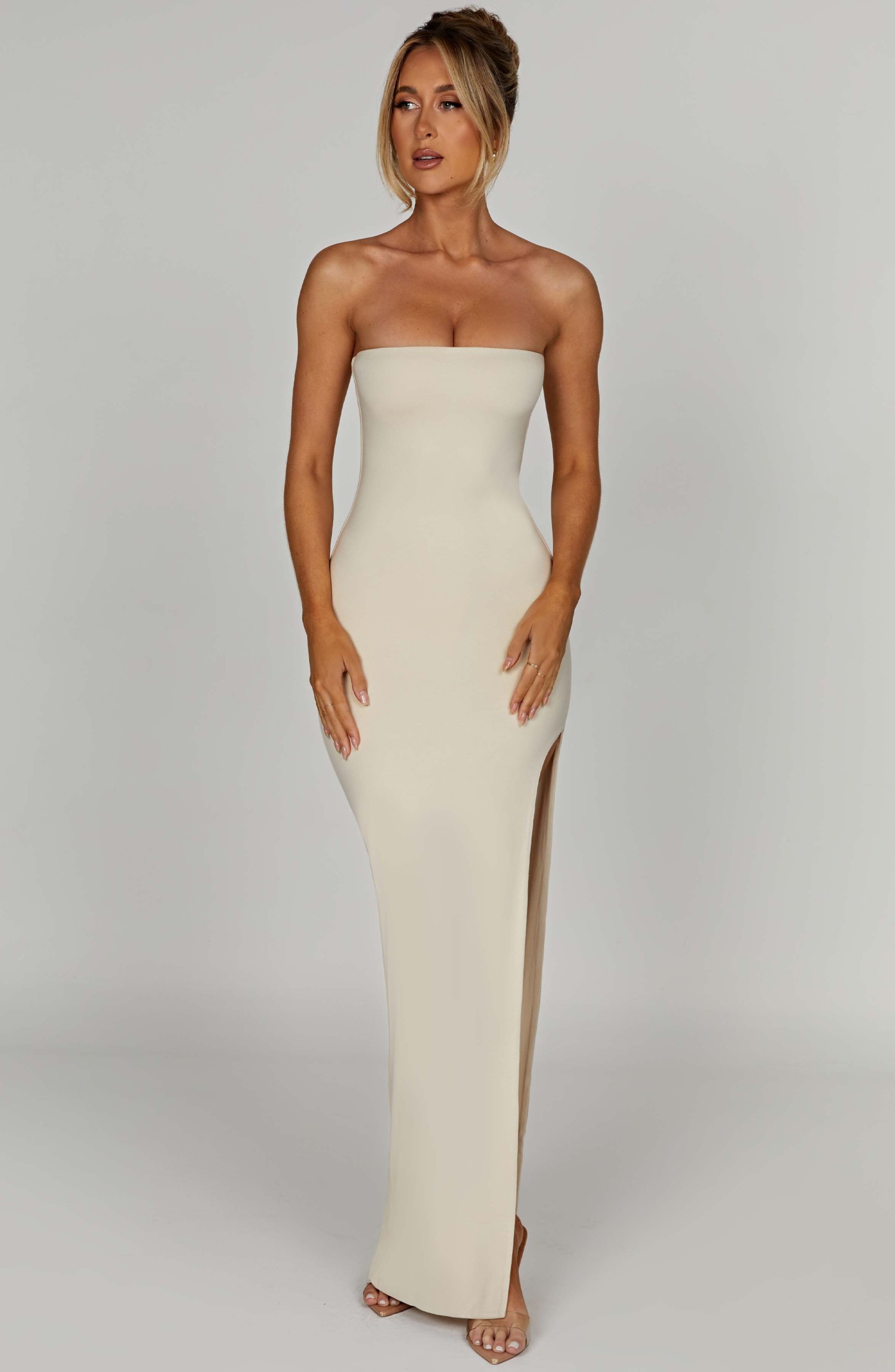 Teyana Maxi Dress - Cream-My Top Dress.All Rights Reserved
