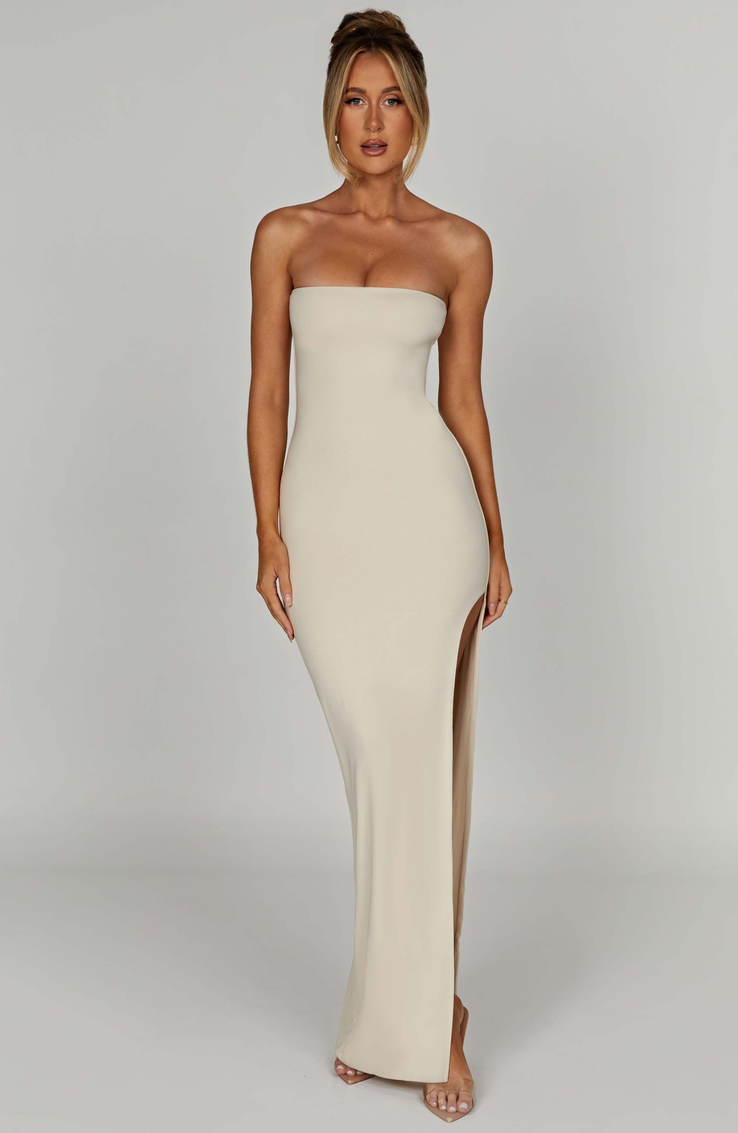 Teyana Maxi Dress - Cream-My Top Dress.All Rights Reserved