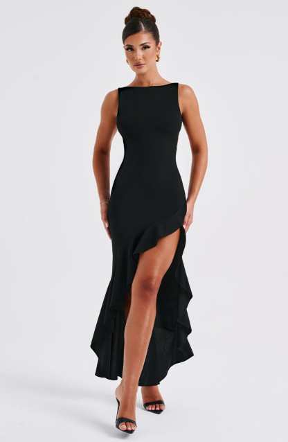Theadora Maxi Dress - Black-My Top Dress.All Rights Reserved