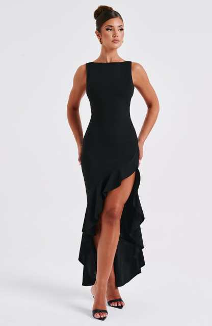 Theadora Maxi Dress - Black-My Top Dress.All Rights Reserved