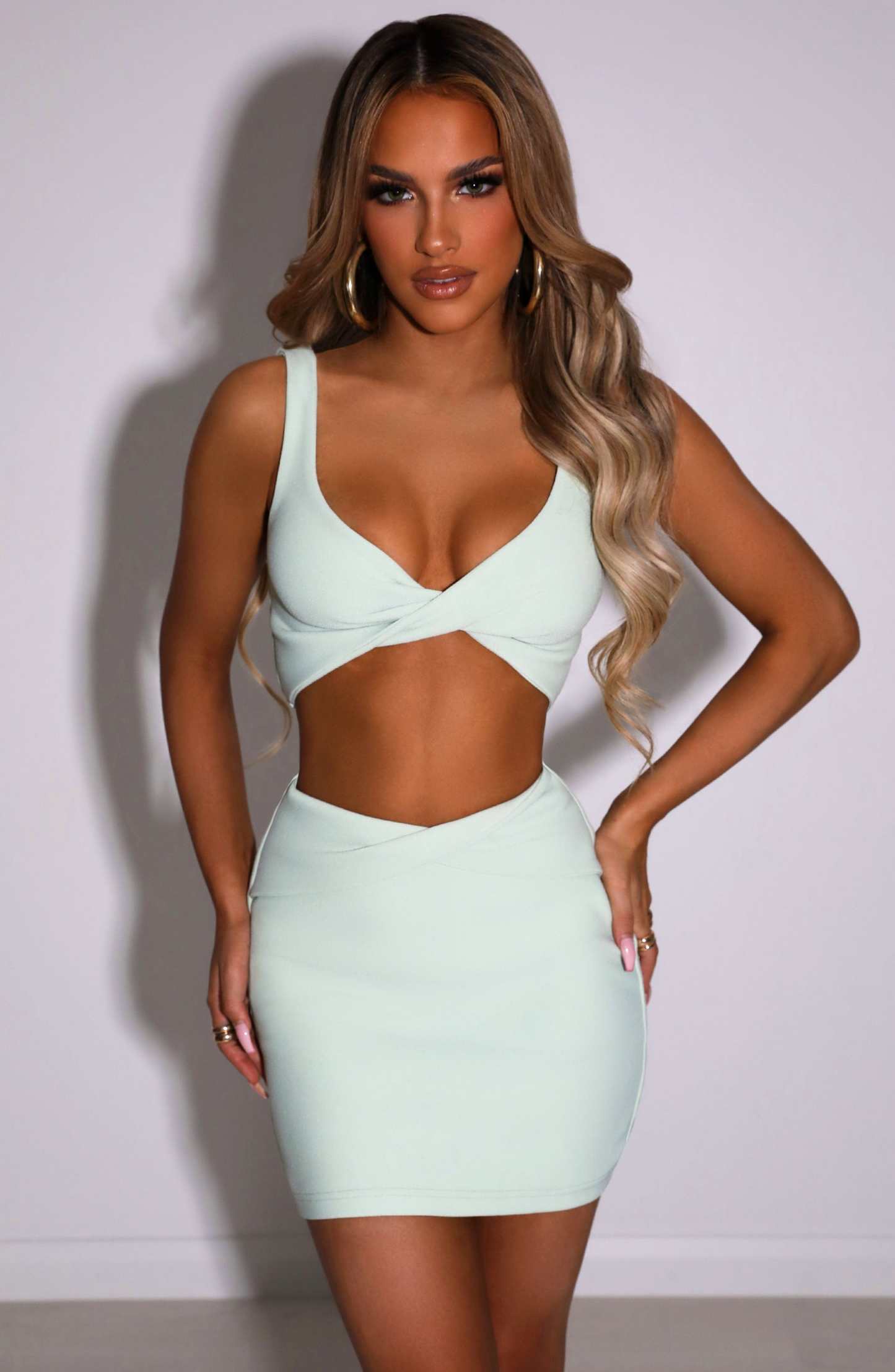 Tia Mini Skirt - Mint-My Top Dress.All Rights Reserved