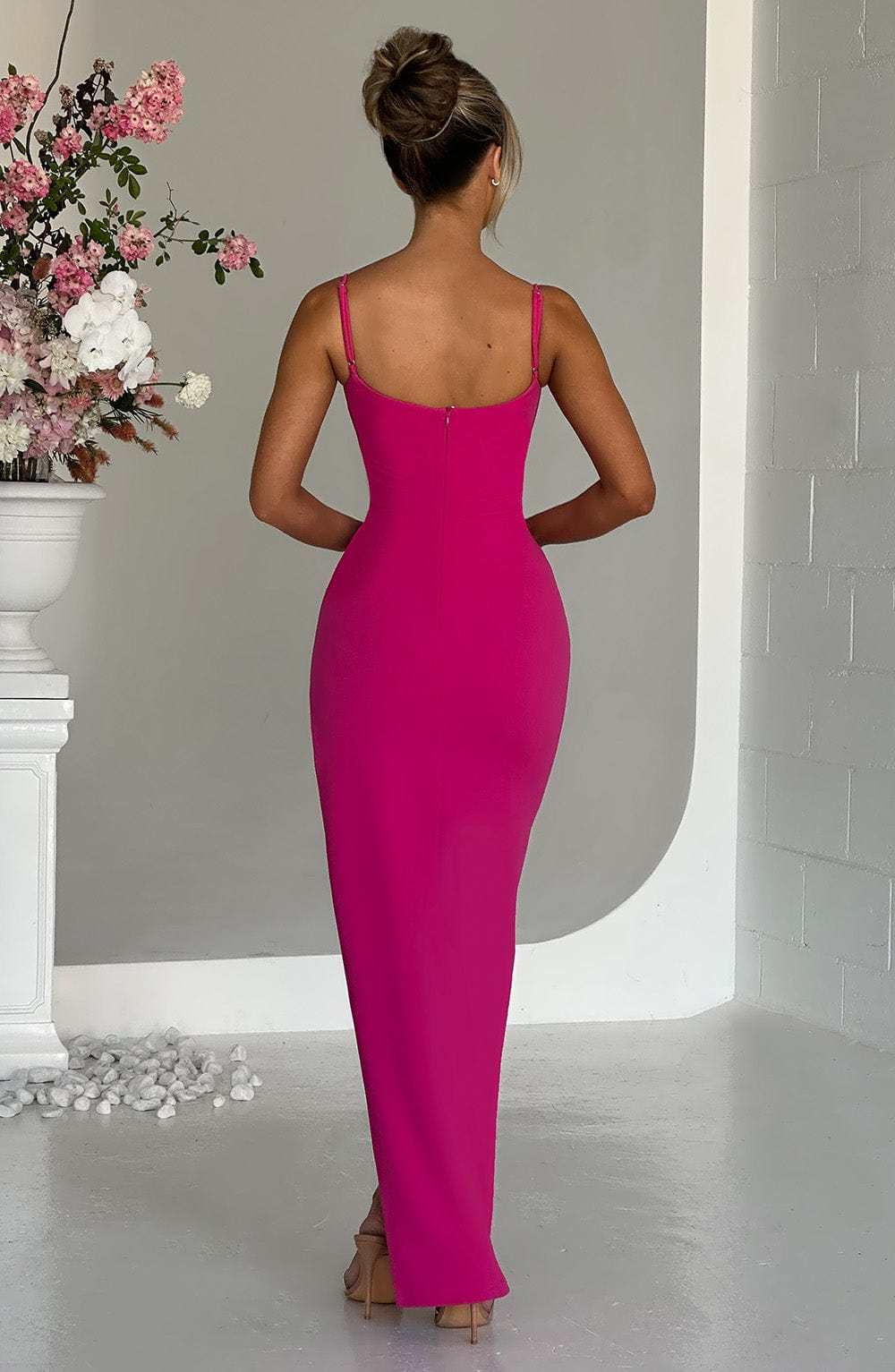 Tiarne Maxi Dress - Hot Pink-My Top Dress.All Rights Reserved