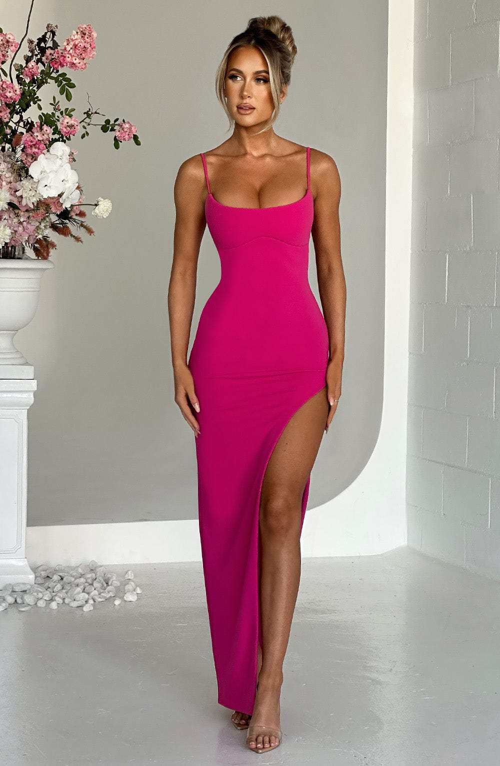 Tiarne Maxi Dress - Hot Pink-My Top Dress.All Rights Reserved