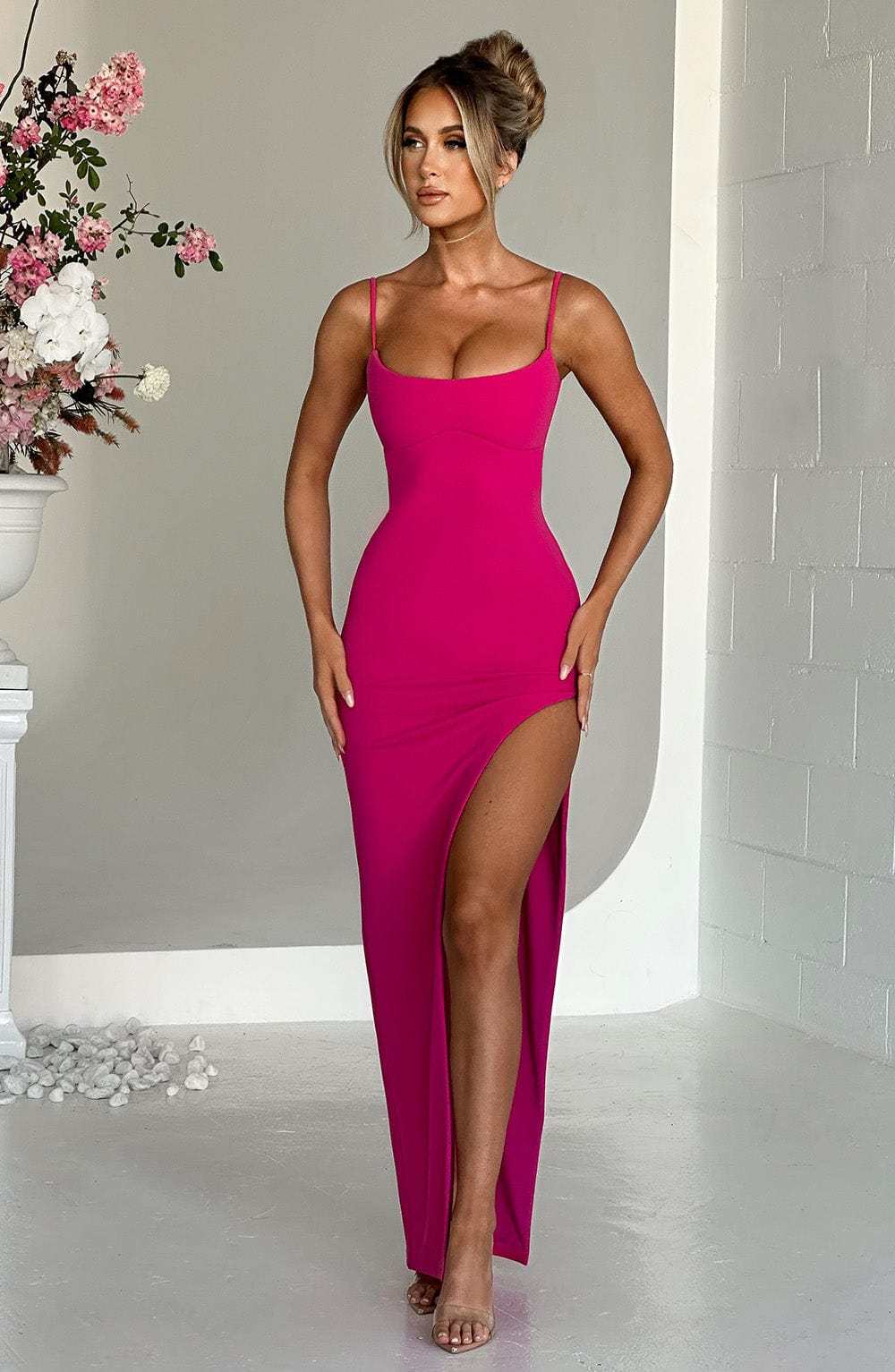 Tiarne Maxi Dress - Hot Pink-My Top Dress.All Rights Reserved