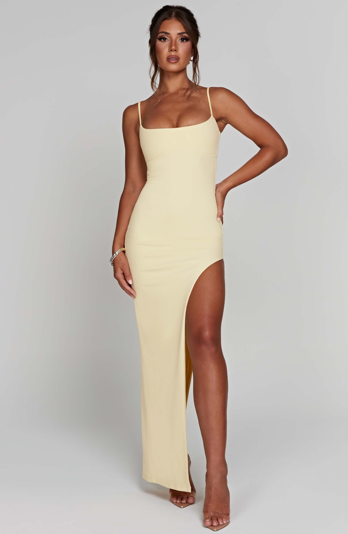 Tiarne Maxi Dress - Lemon-My Top Dress.All Rights Reserved
