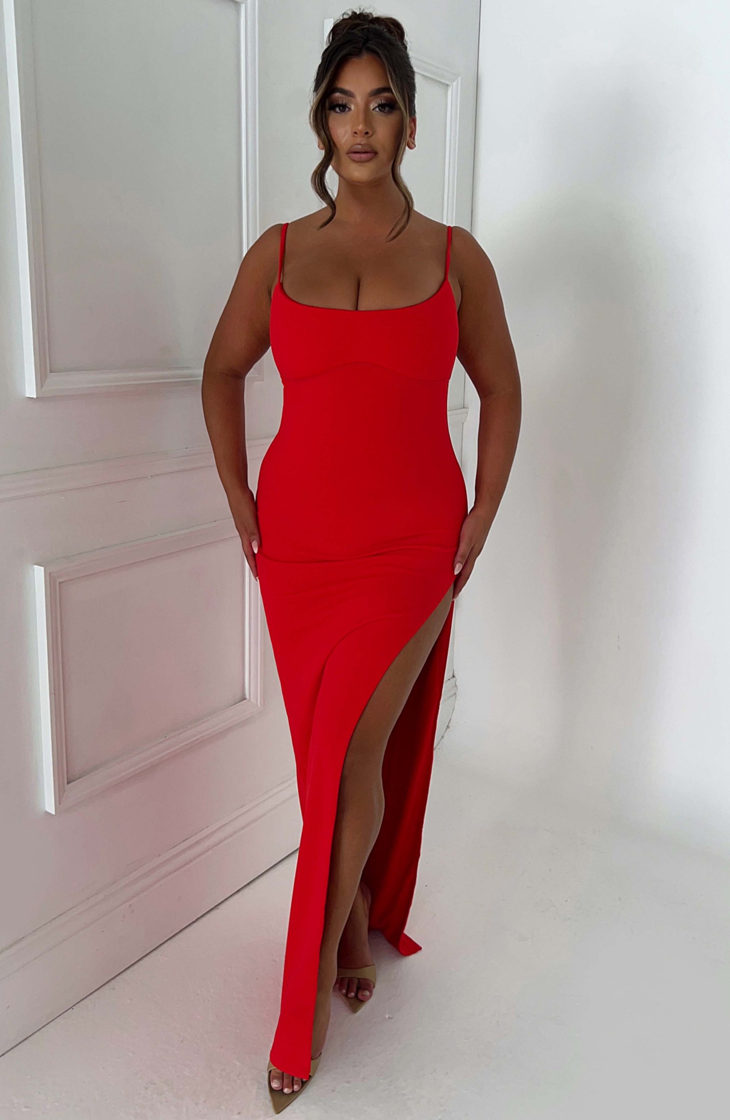 Tiarne Maxi Dress - Red-My Top Dress.All Rights Reserved