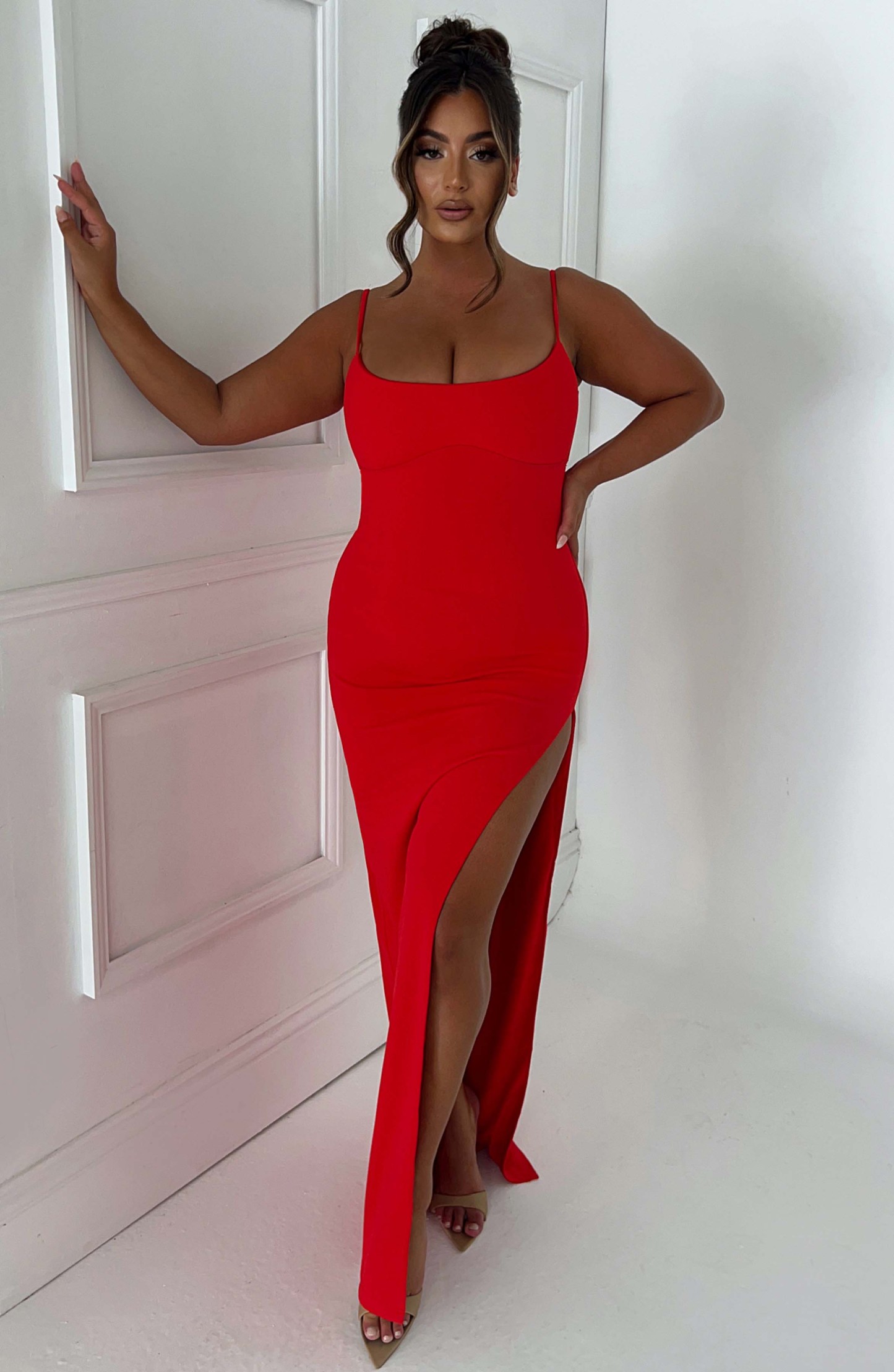 Tiarne Maxi Dress - Red-My Top Dress.All Rights Reserved