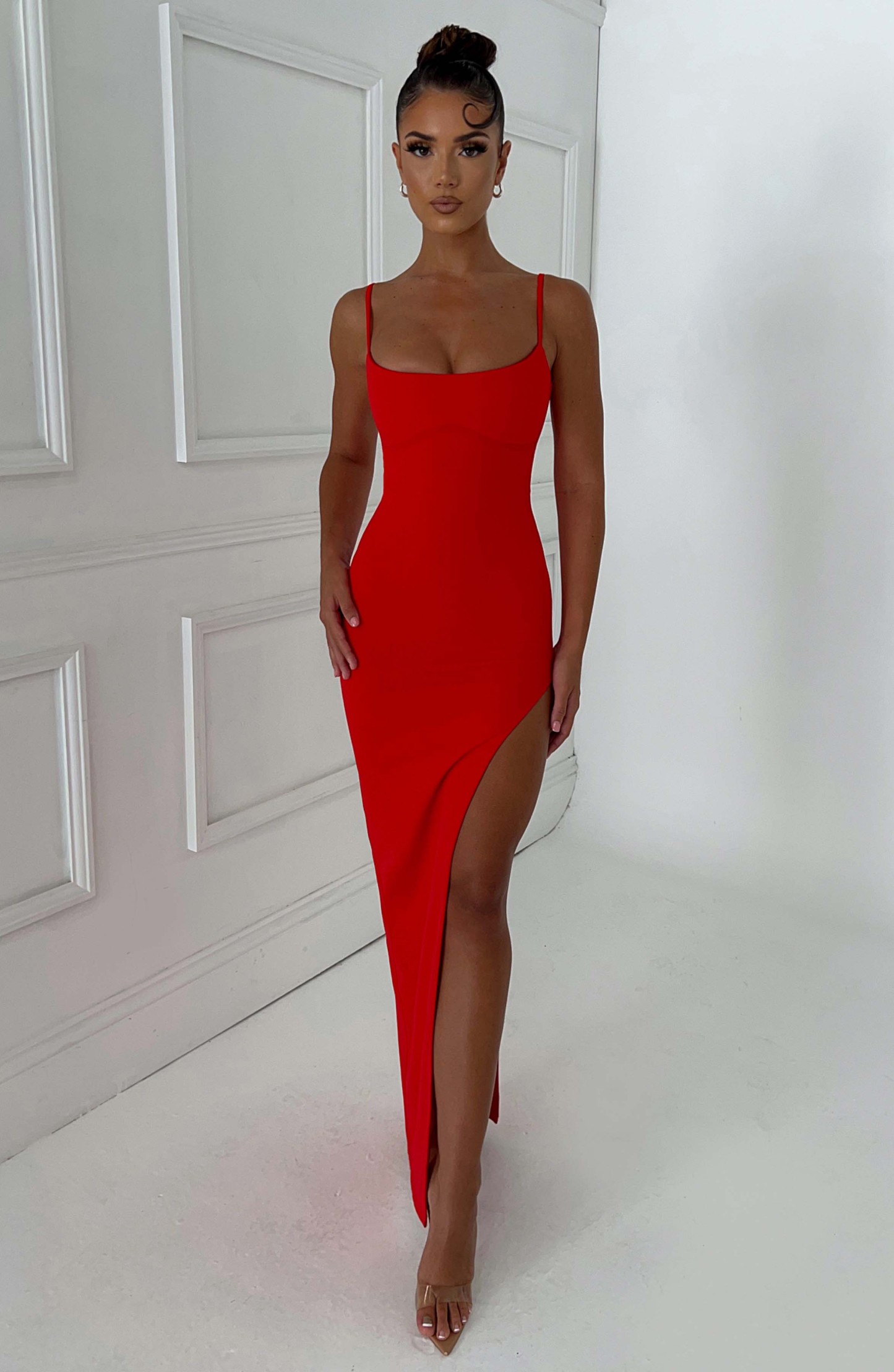 Tiarne Maxi Dress - Red-My Top Dress.All Rights Reserved