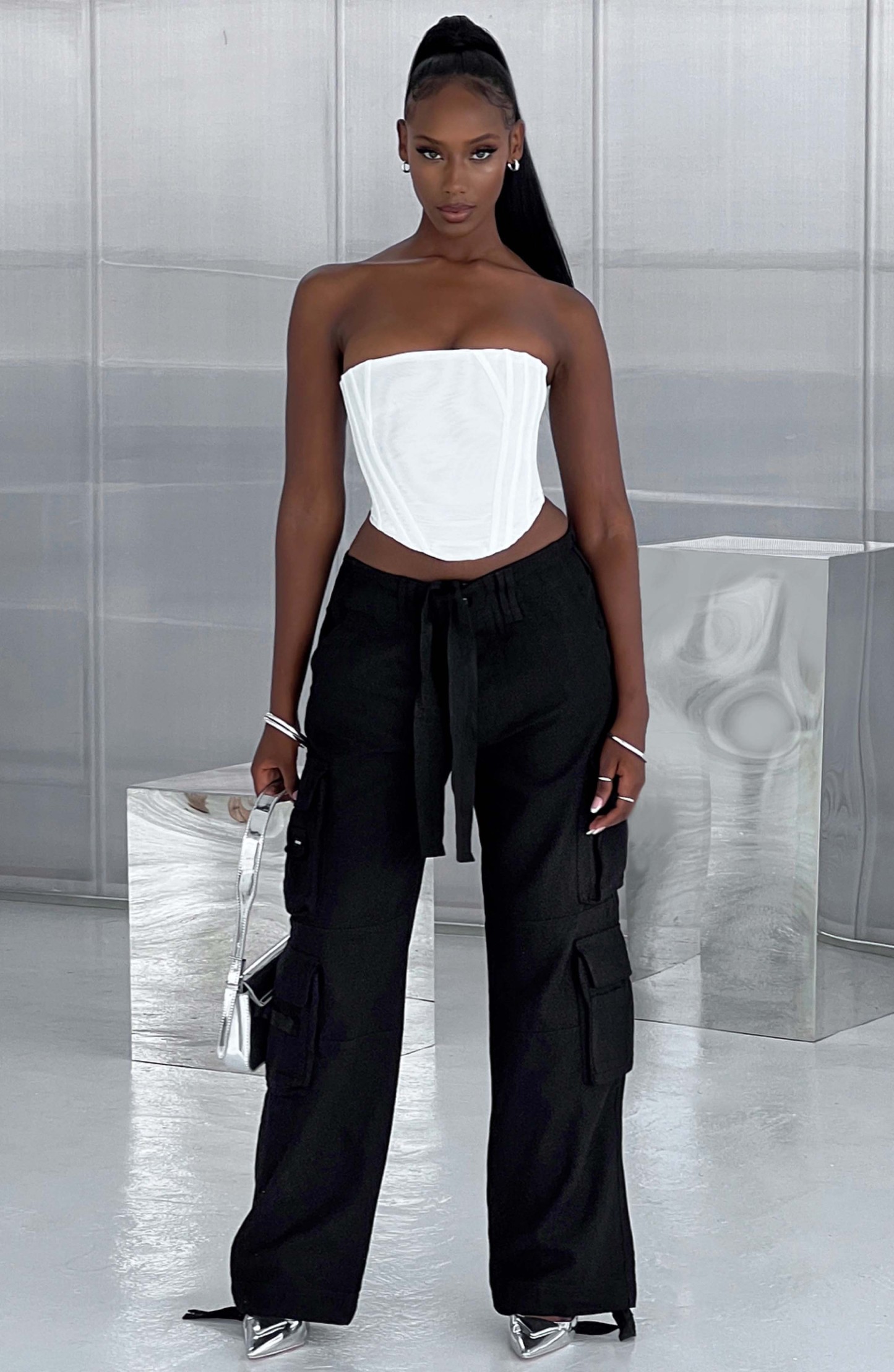 Tinashe Cargo Pants - Black-My Top Dress.All Rights Reserved