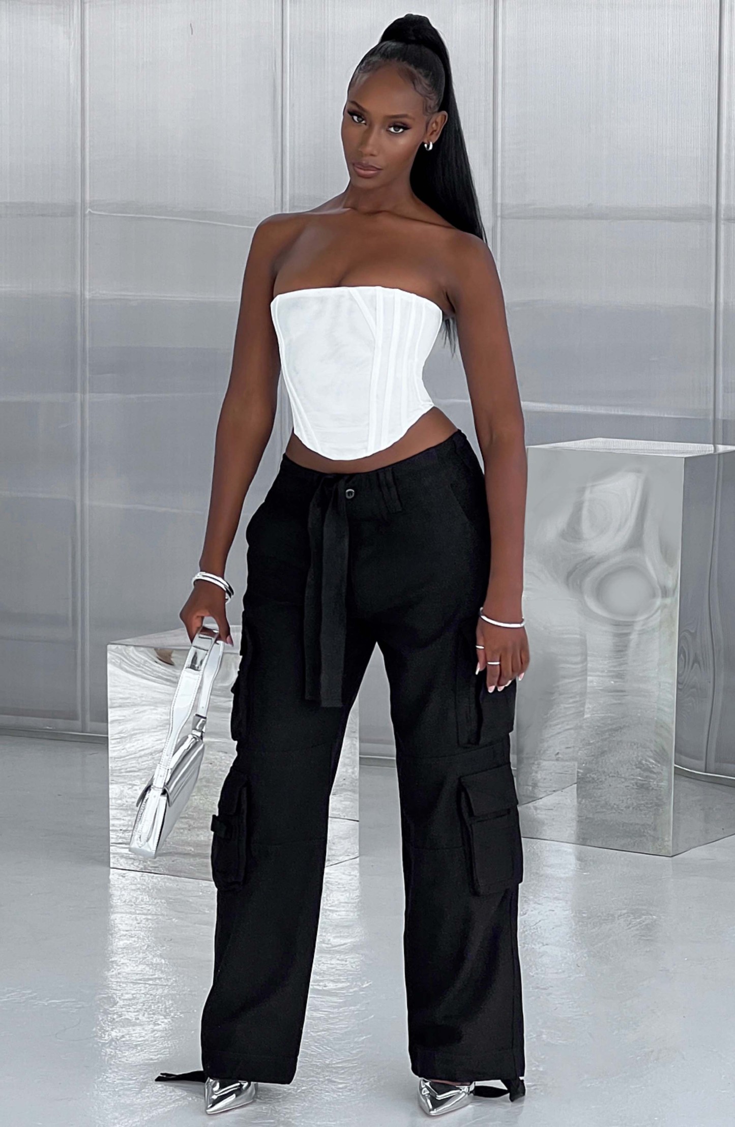 Tinashe Cargo Pants - Black-My Top Dress.All Rights Reserved