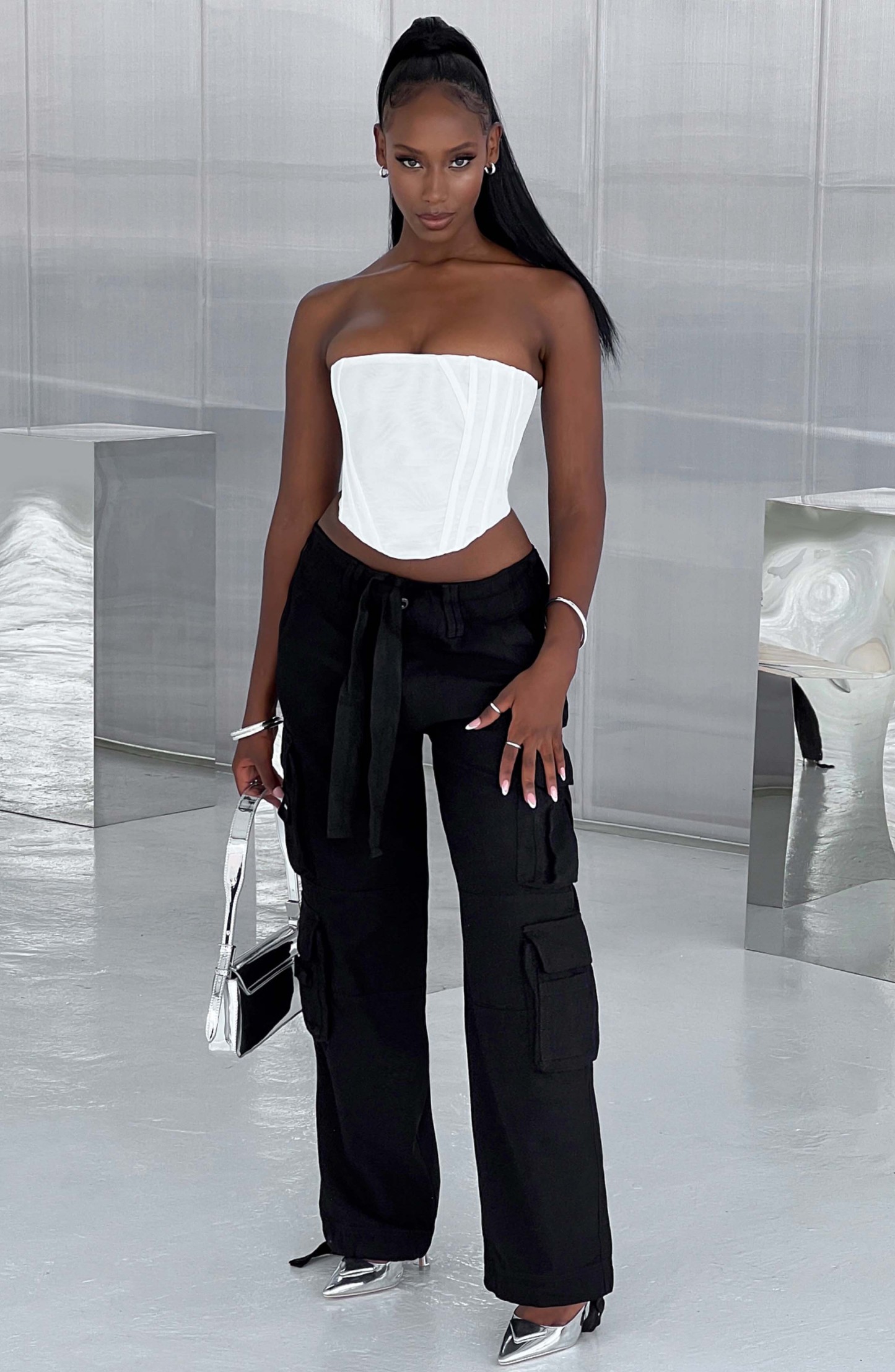 Tinashe Cargo Pants - Black-My Top Dress.All Rights Reserved