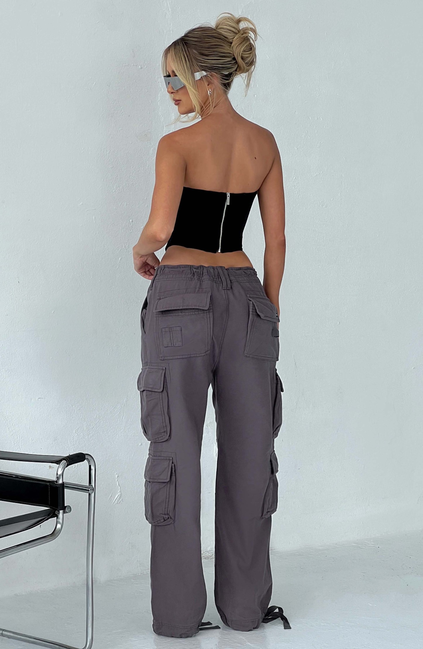 Tinashe Cargo Pants - Charcoal-My Top Dress.All Rights Reserved