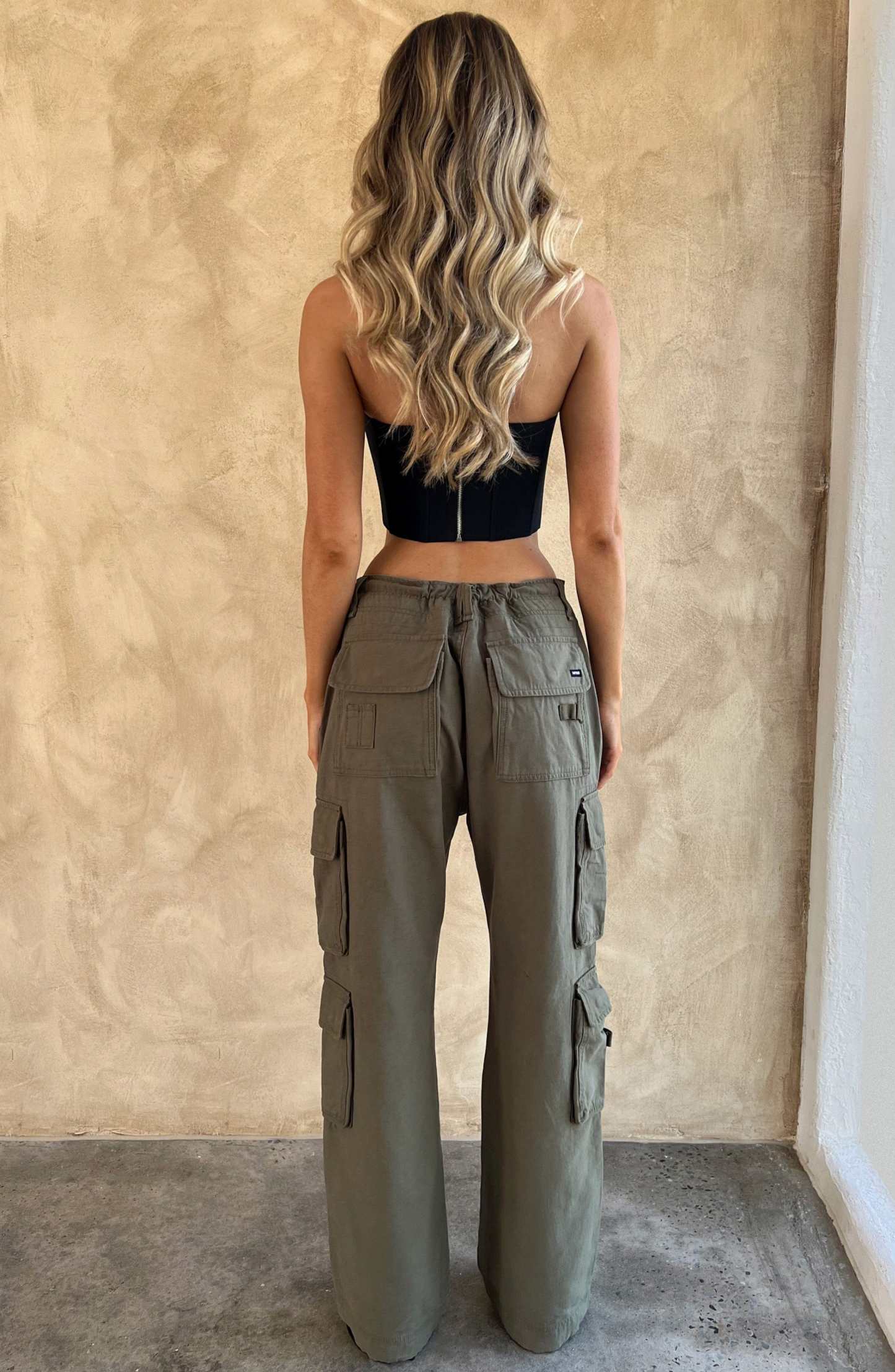 Tinashe Cargo Pants - Khaki-My Top Dress.All Rights Reserved
