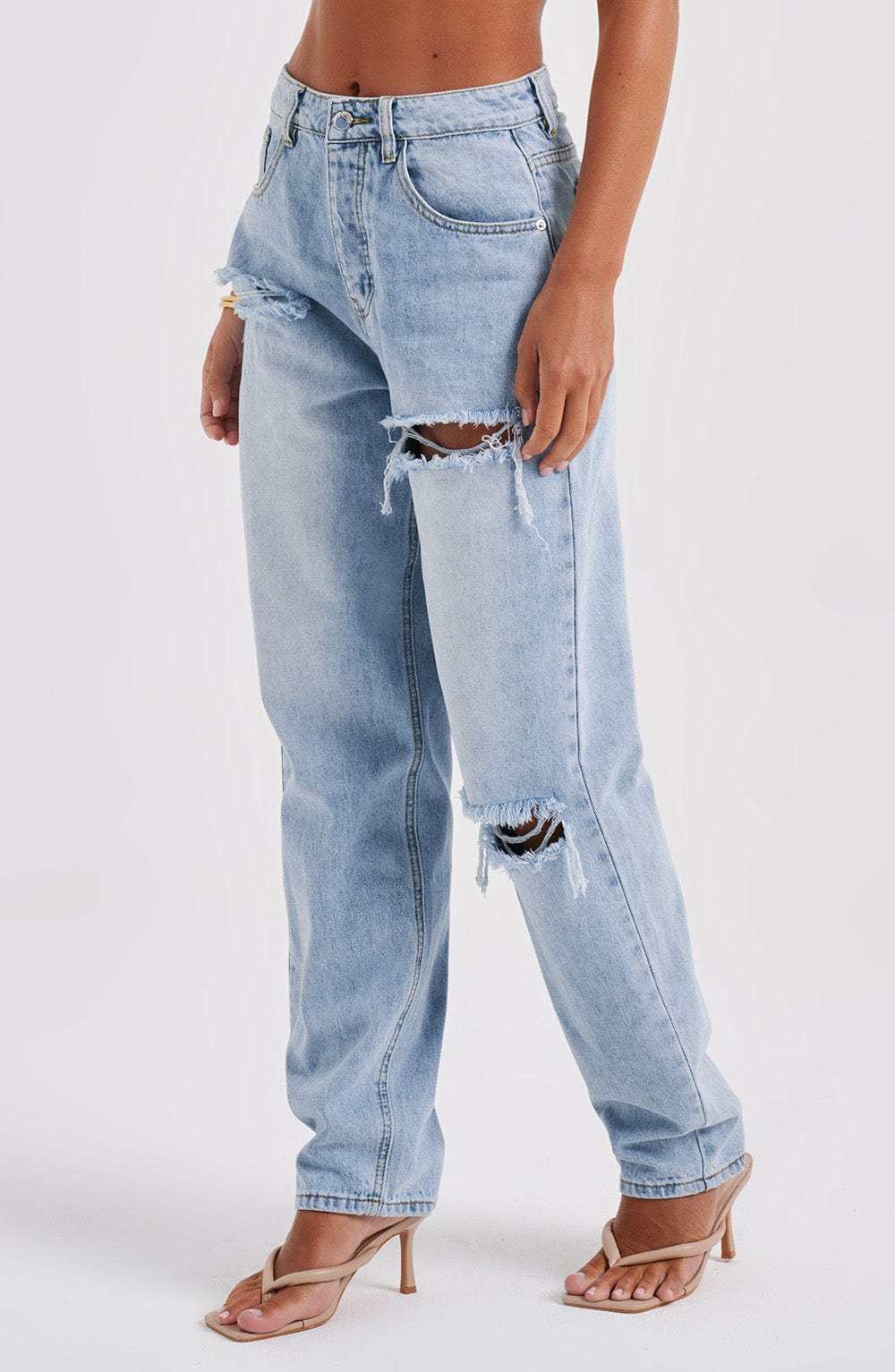 Tropez Pant - Blue Wash-My Top Dress.All Rights Reserved