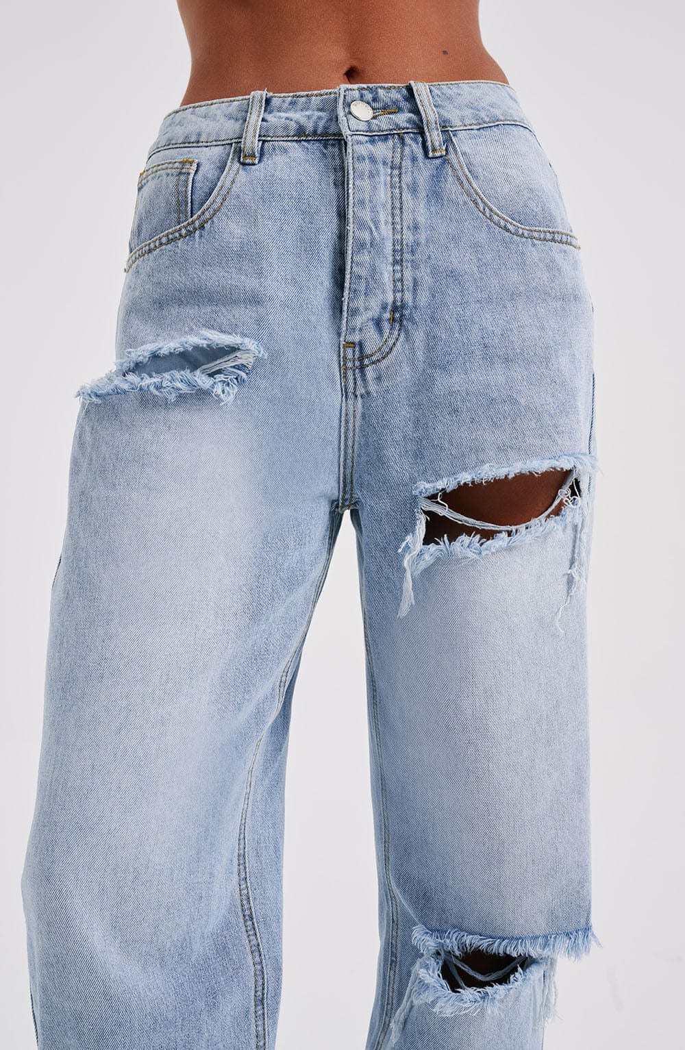 Tropez Pant - Blue Wash-My Top Dress.All Rights Reserved