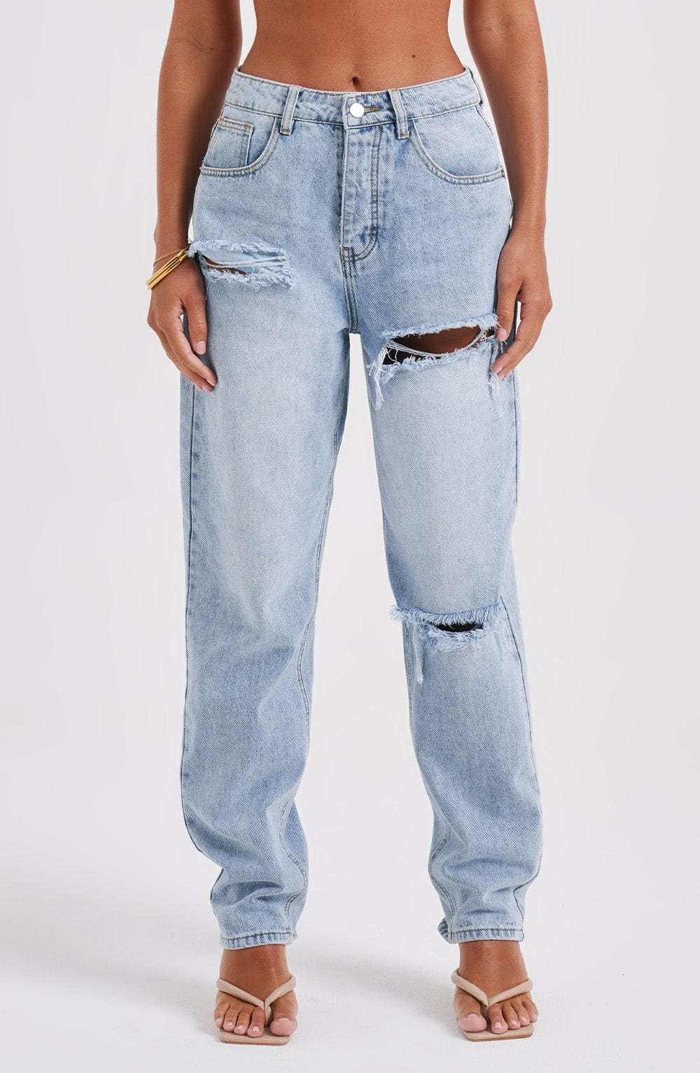 Tropez Pant - Blue Wash-My Top Dress.All Rights Reserved