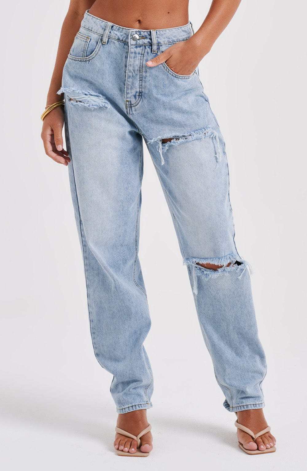Tropez Pant - Blue Wash-My Top Dress.All Rights Reserved