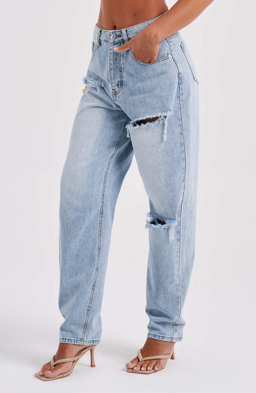 Tropez Pant - Blue Wash-My Top Dress.All Rights Reserved