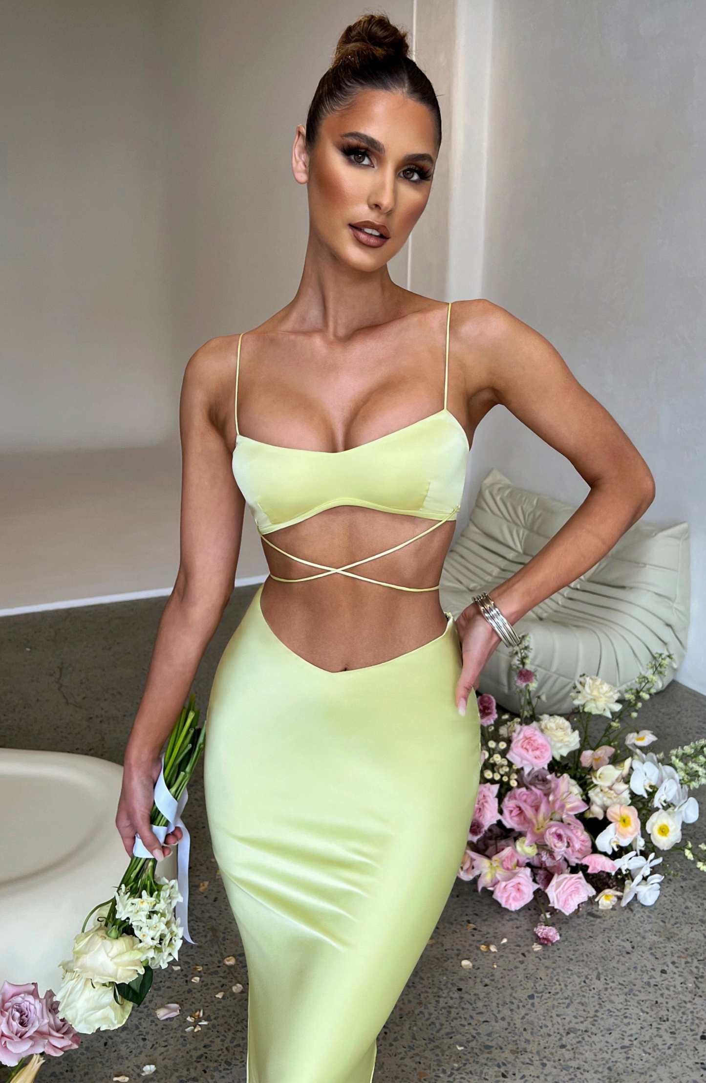 Valeria Top - Lime-My Top Dress.All Rights Reserved