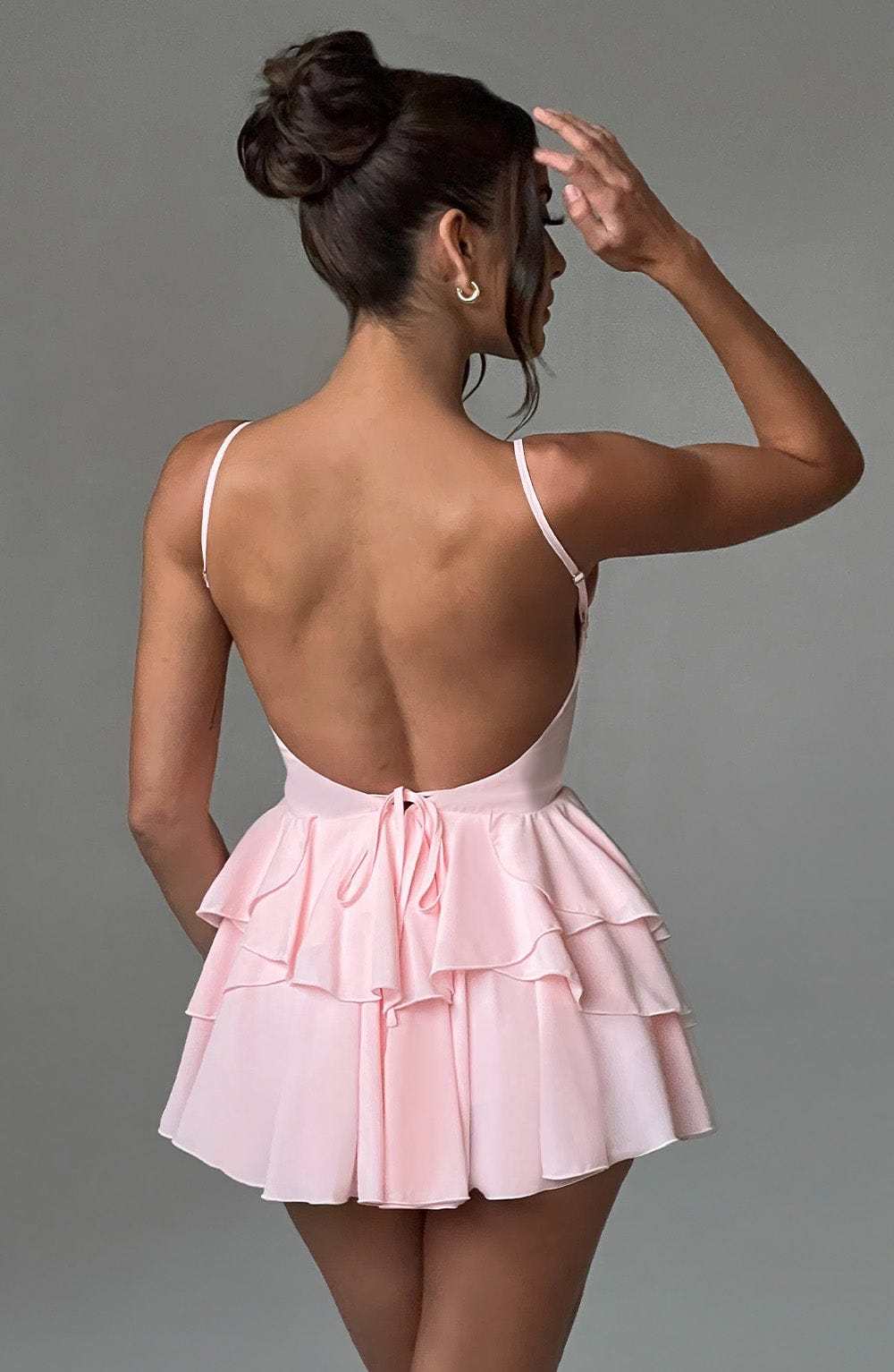 Veena Playsuit - Blush-My Top Dress.All Rights Reserved