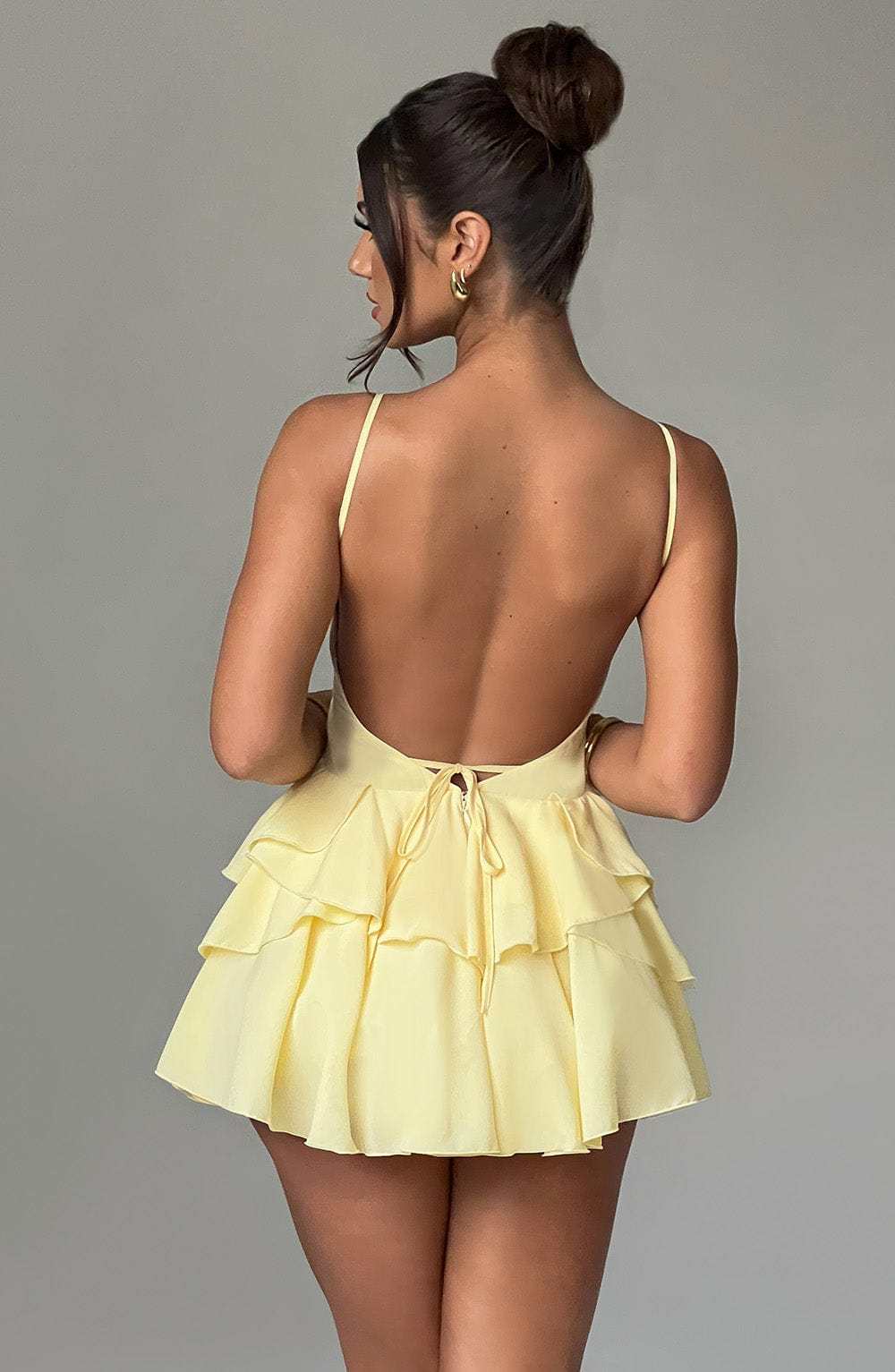 Veena Playsuit - Lemon-My Top Dress.All Rights Reserved