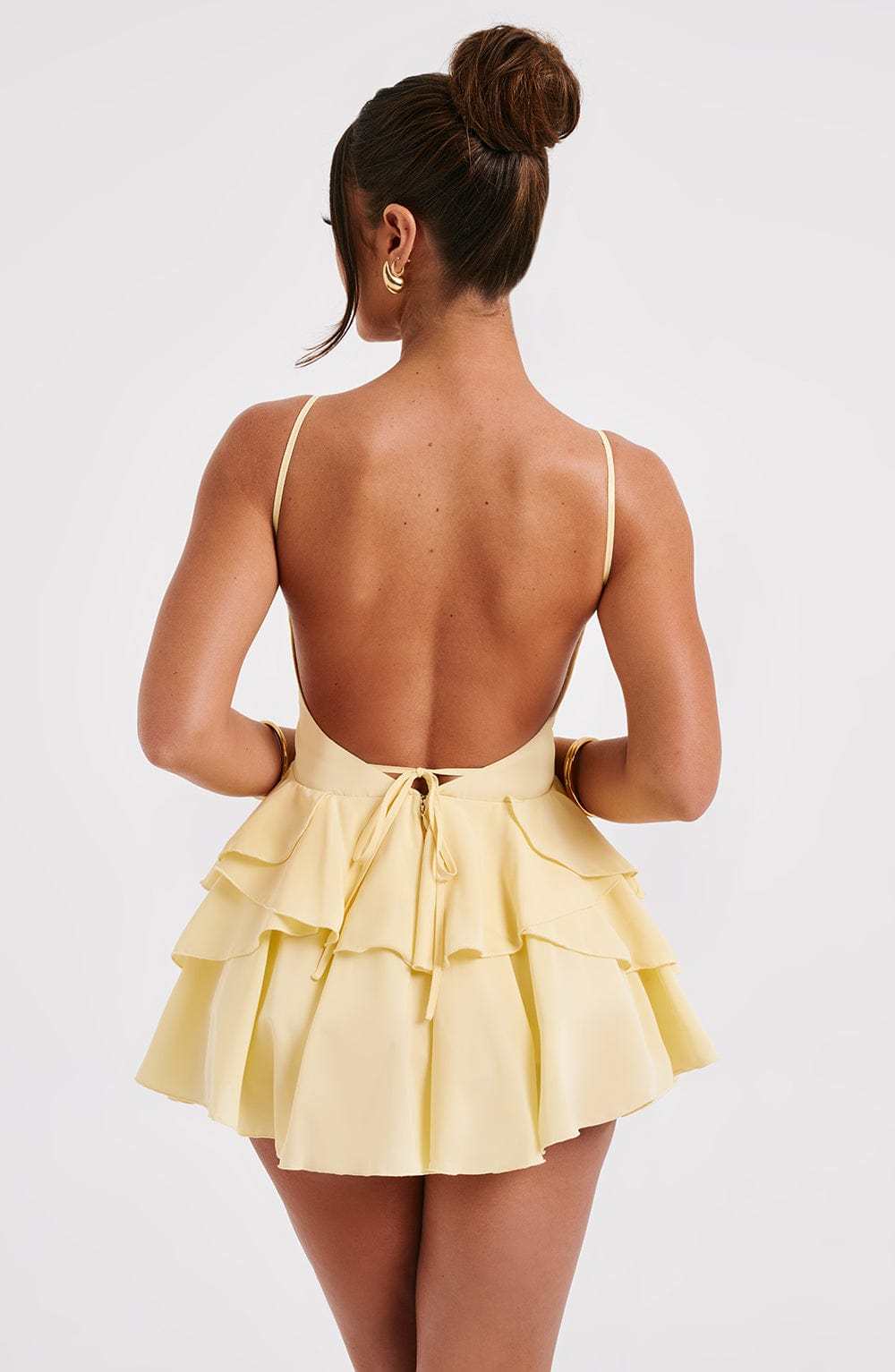 Veena Playsuit - Lemon-My Top Dress.All Rights Reserved