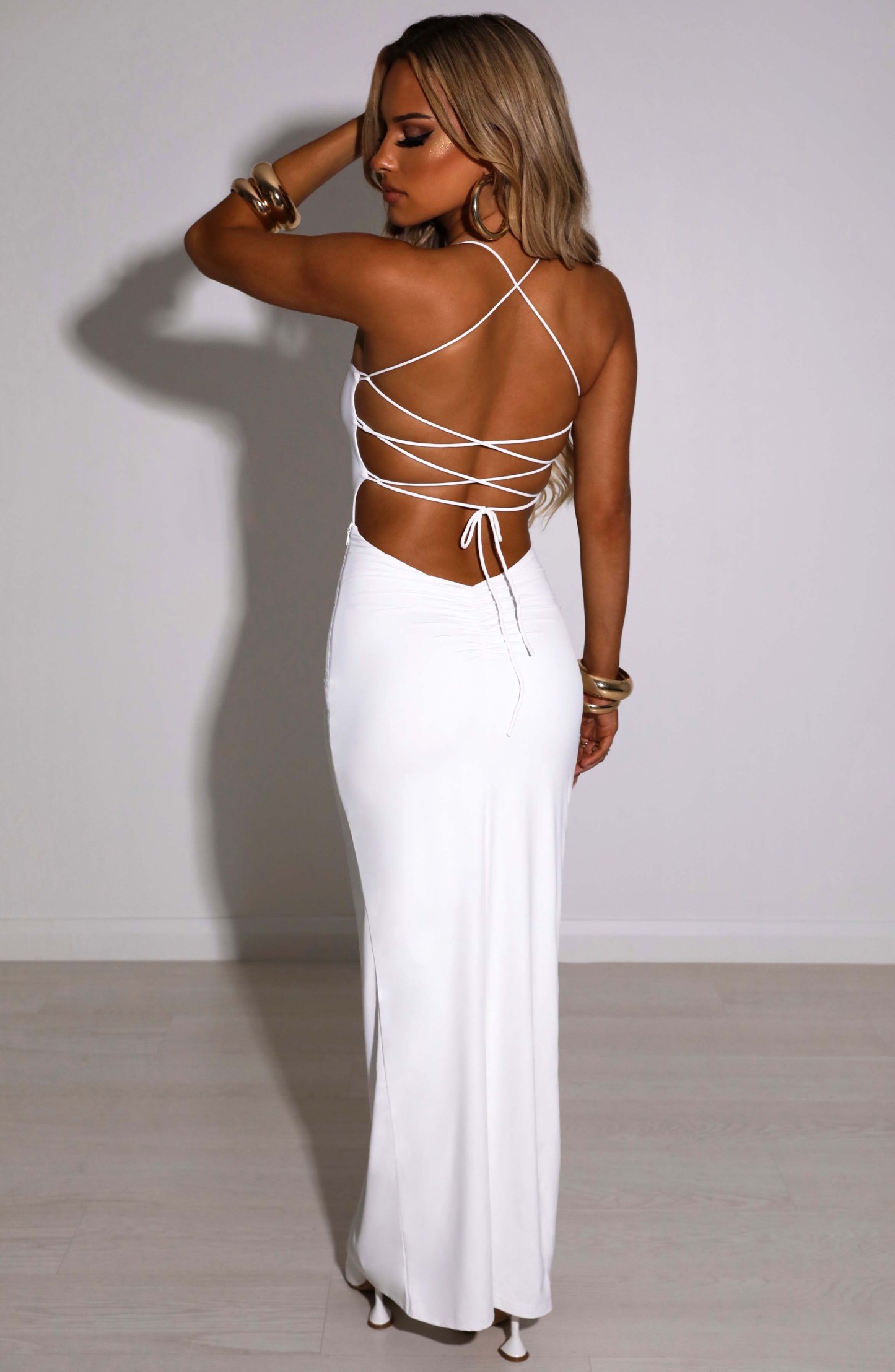 Victoria Maxi Dress - White-My Top Dress.All Rights Reserved