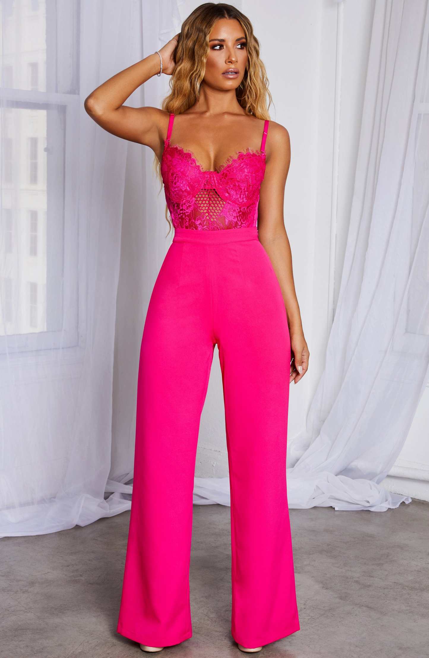 Vivian Pants- Hot Pink-My Top Dress.All Rights Reserved
