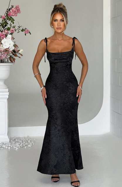 Whitney Maxi Dress - Black-My Top Dress.All Rights Reserved