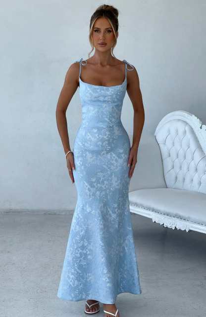 Whitney Maxi Dress - Blue-My Top Dress.All Rights Reserved