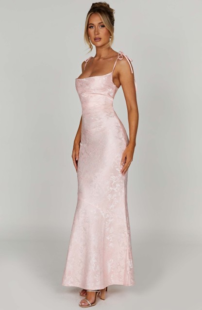 Whitney Maxi Dress - Blush-My Top Dress.All Rights Reserved