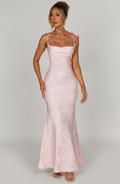 Whitney Maxi Dress - Blush-My Top Dress.All Rights Reserved