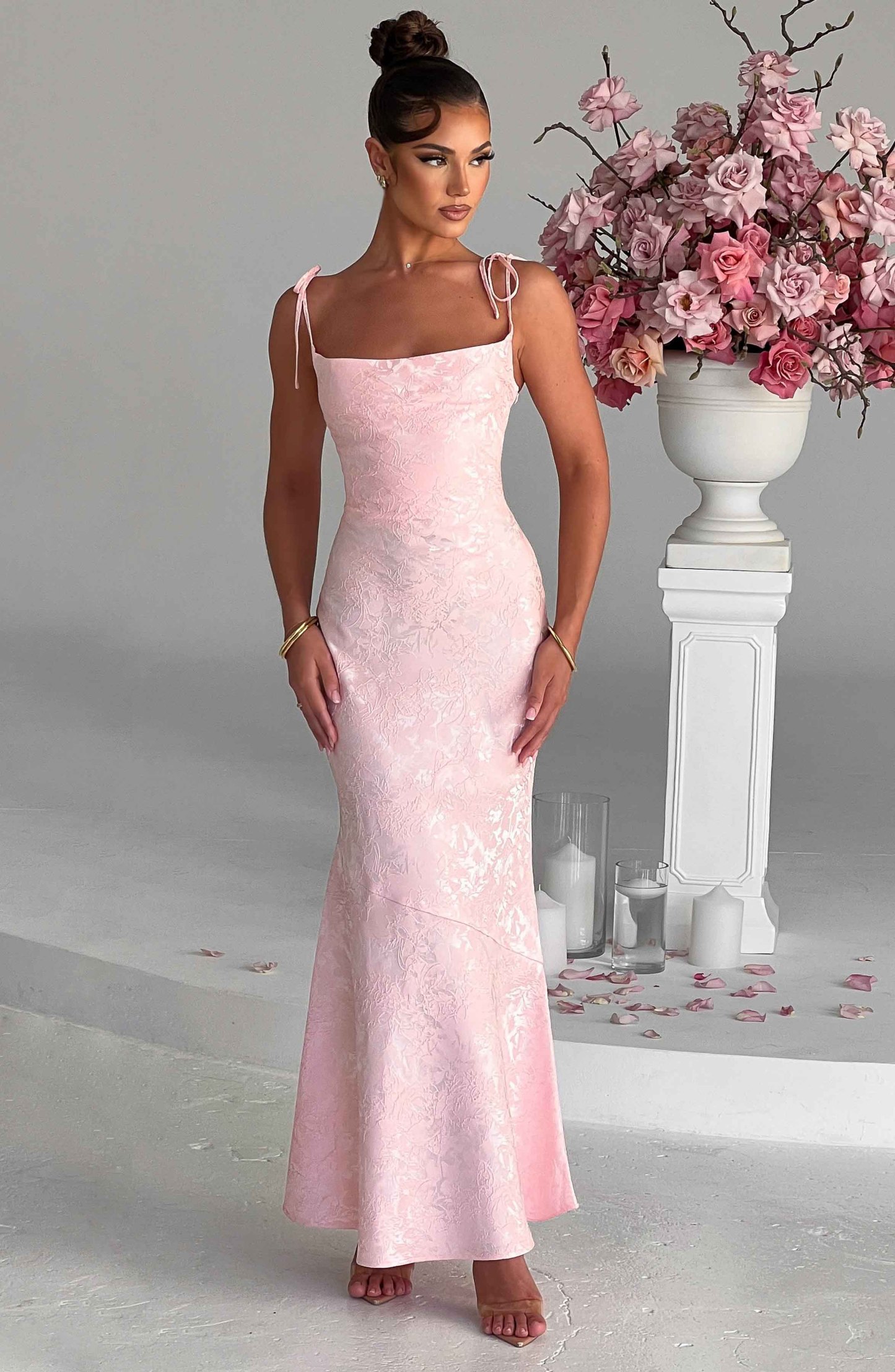 Whitney Maxi Dress - Blush-My Top Dress.All Rights Reserved