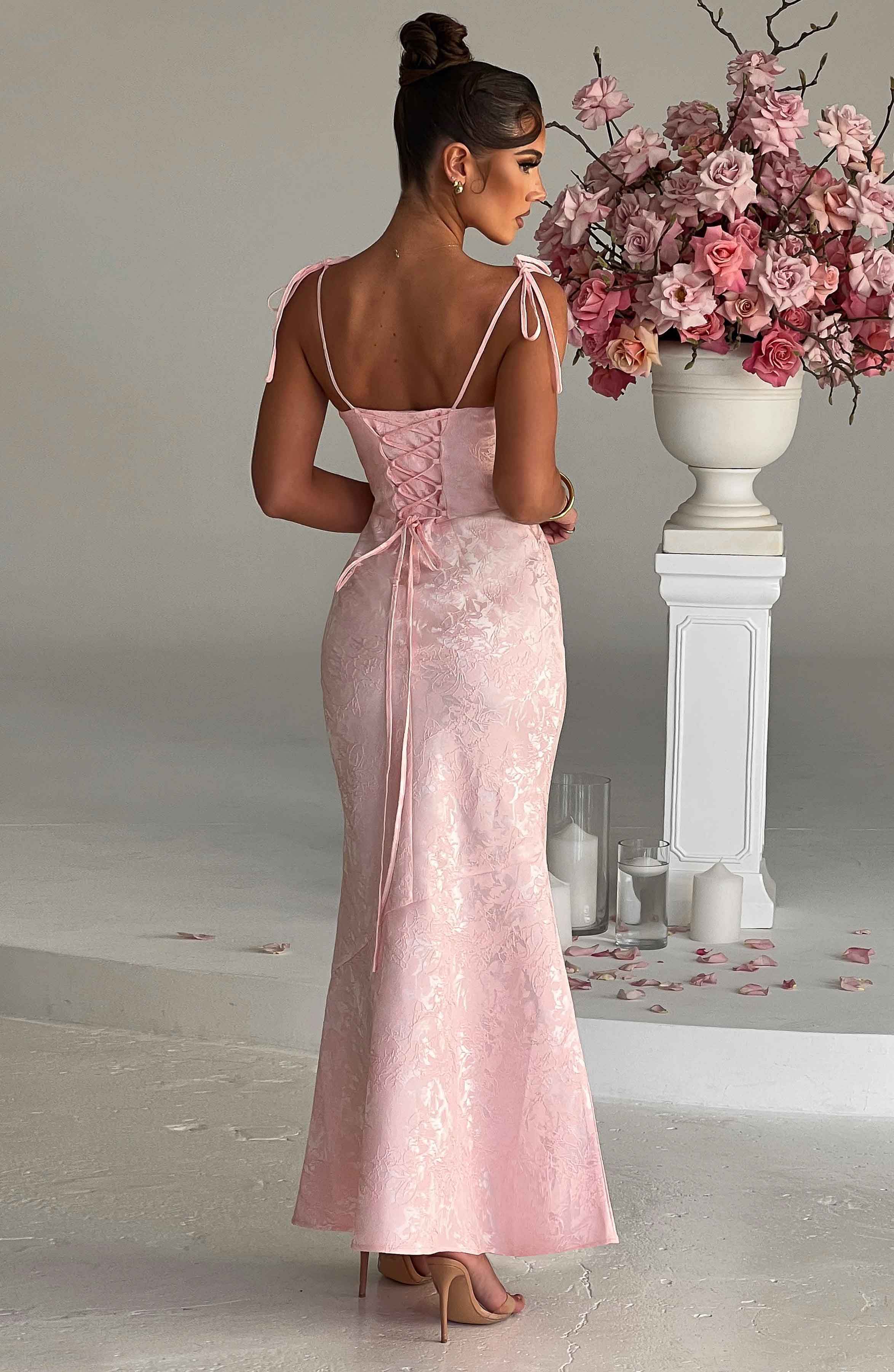 Whitney Maxi Dress - Blush-My Top Dress.All Rights Reserved