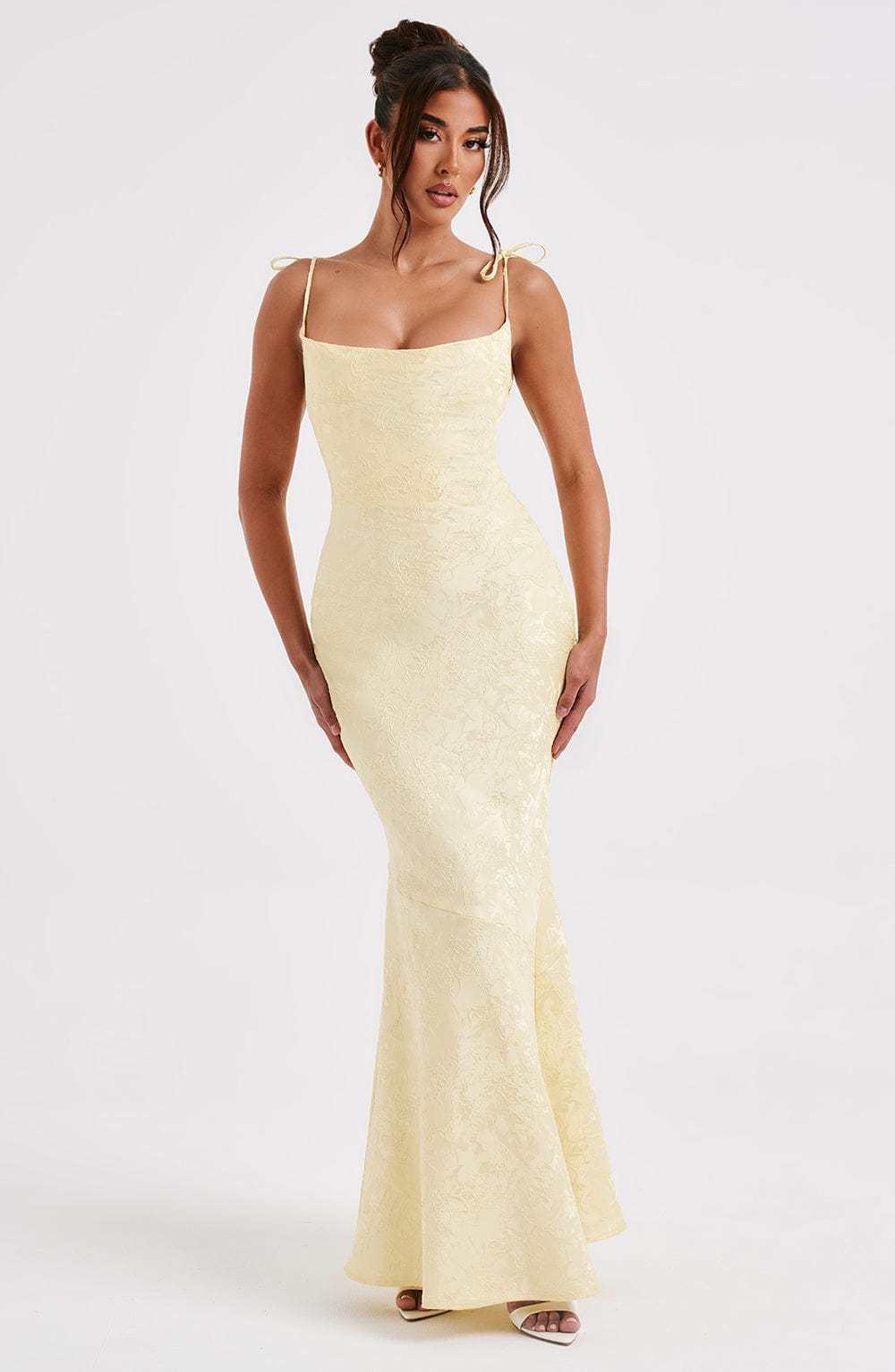 Whitney Maxi Dress - Lemon-My Top Dress.All Rights Reserved