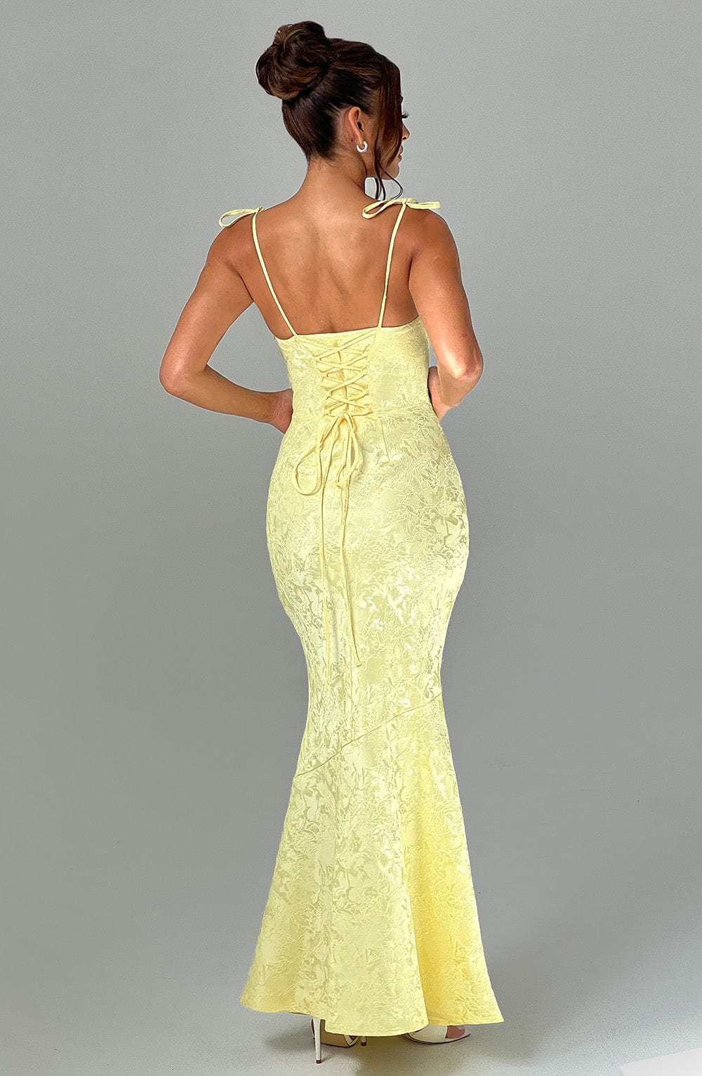 Whitney Maxi Dress - Lemon-My Top Dress.All Rights Reserved