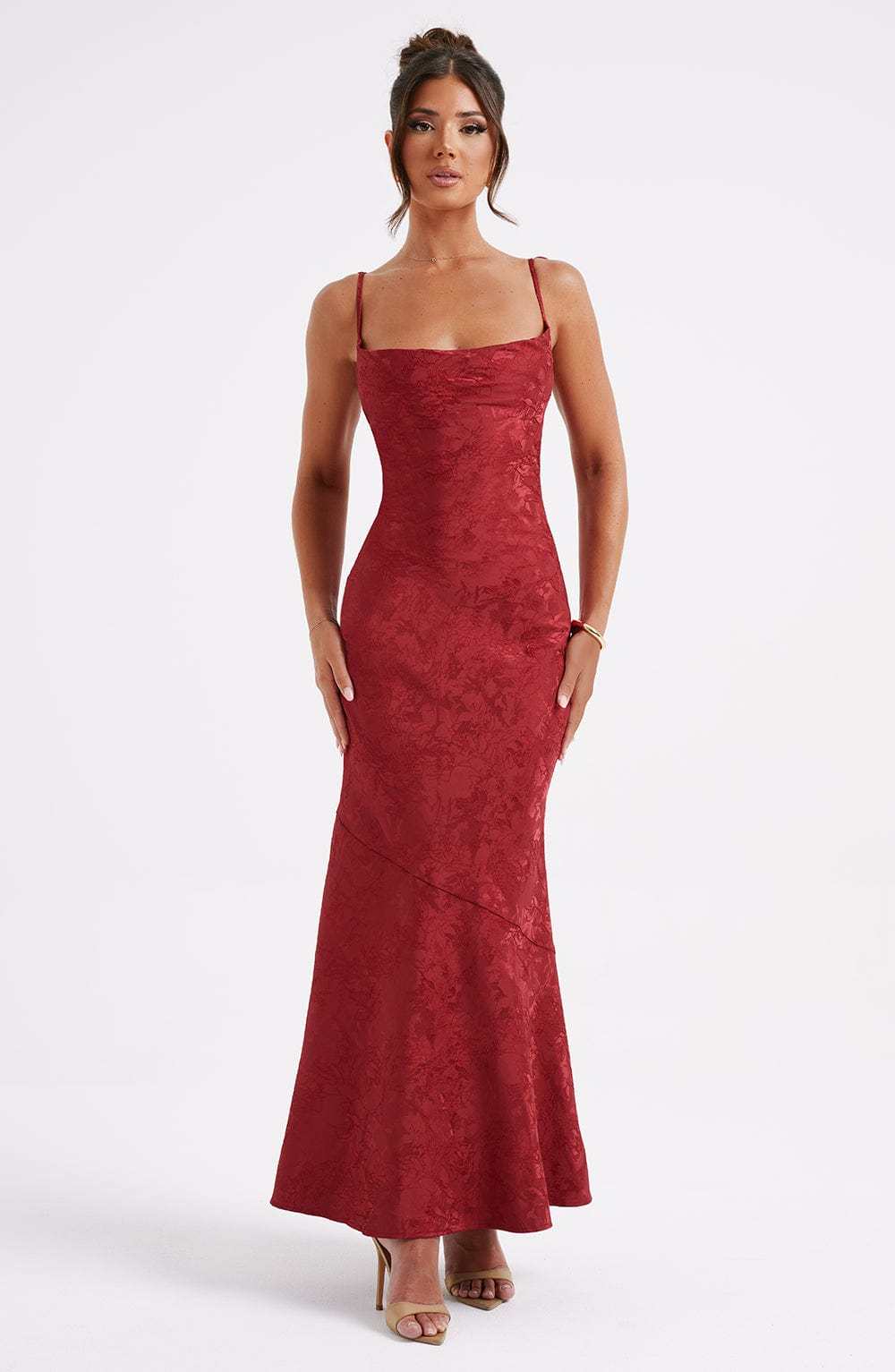 Whitney Maxi Dress - Red-My Top Dress.All Rights Reserved