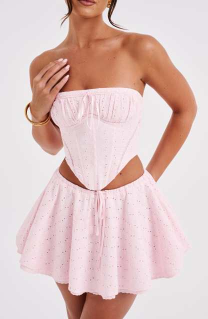 Wilma Corset - Blush-My Top Dress.All Rights Reserved