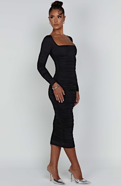 Wren Maxi Dress - Black-My Top Dress.All Rights Reserved