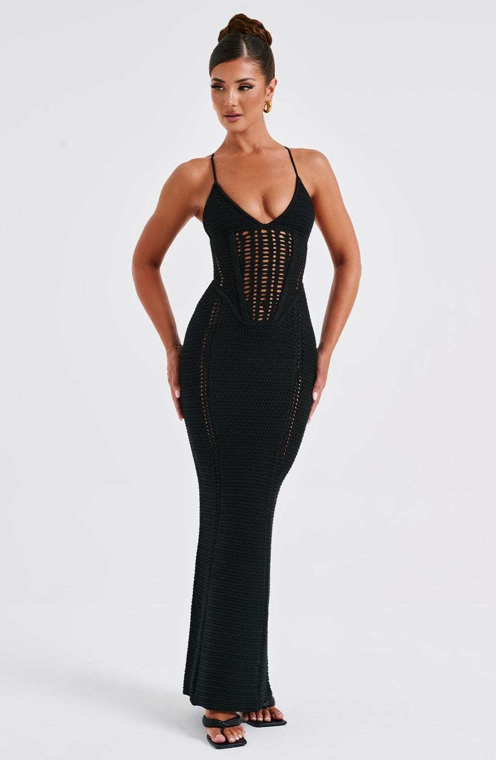 Xanthe Maxi Dress - Black-My Top Dress.All Rights Reserved