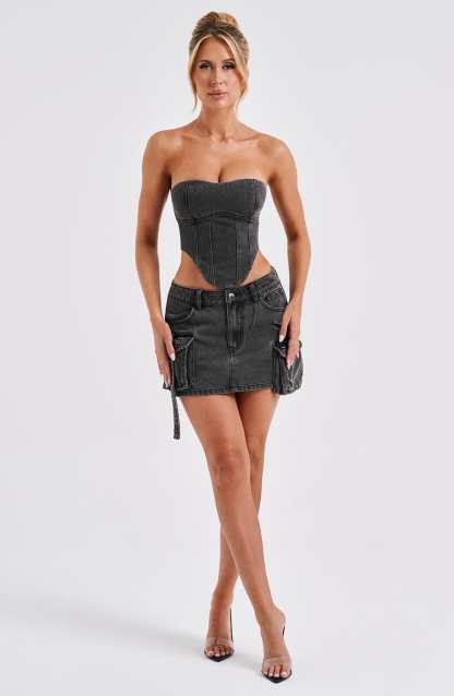Yasie Corset - Black-My Top Dress.All Rights Reserved